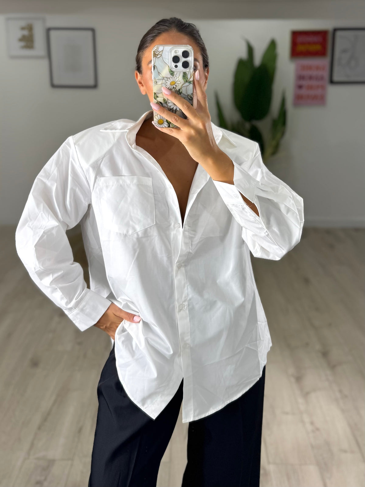 Camicia Monique Oversize Bianca