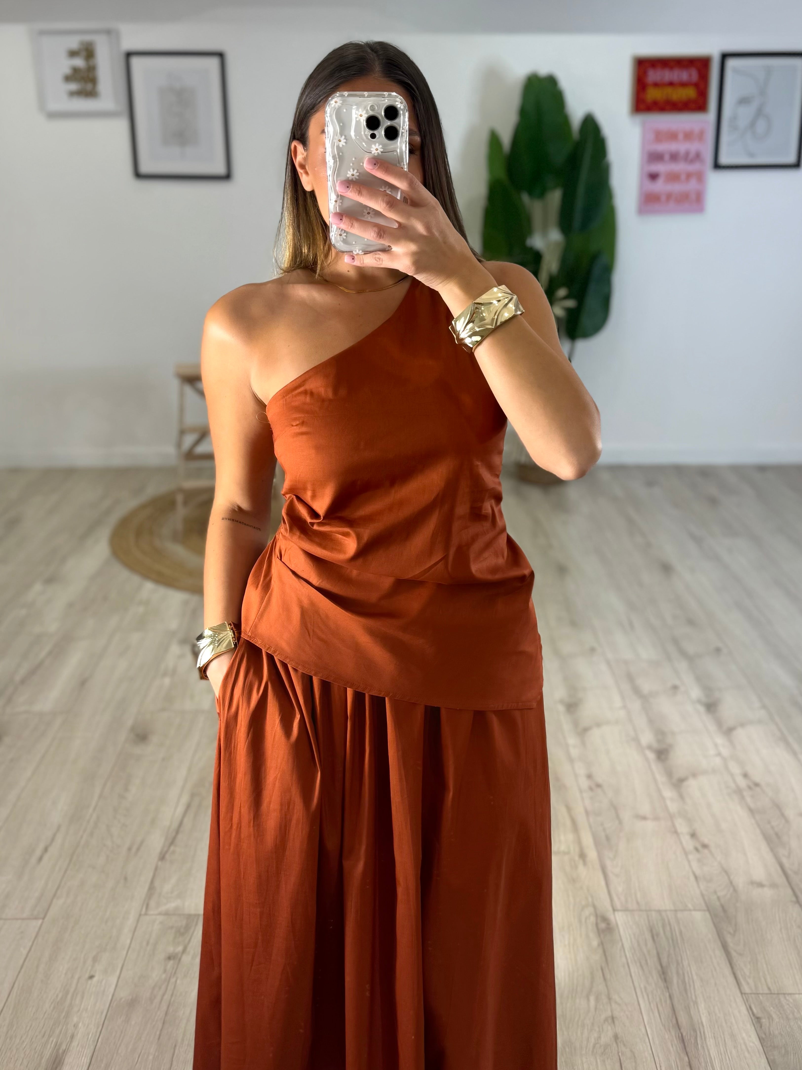 Coordinato Capri Ruggine