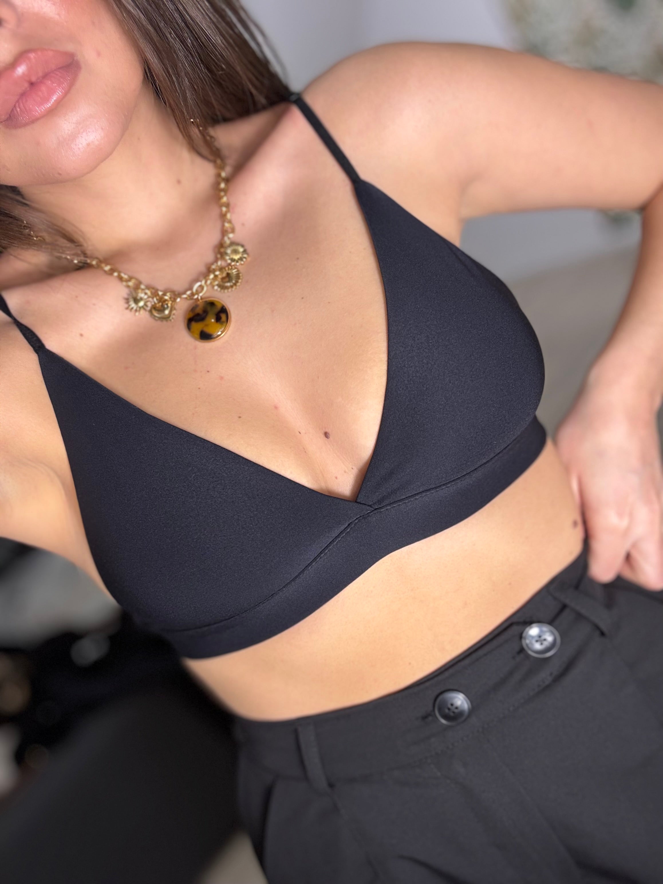 Bralette In Lycra Elasticizzata