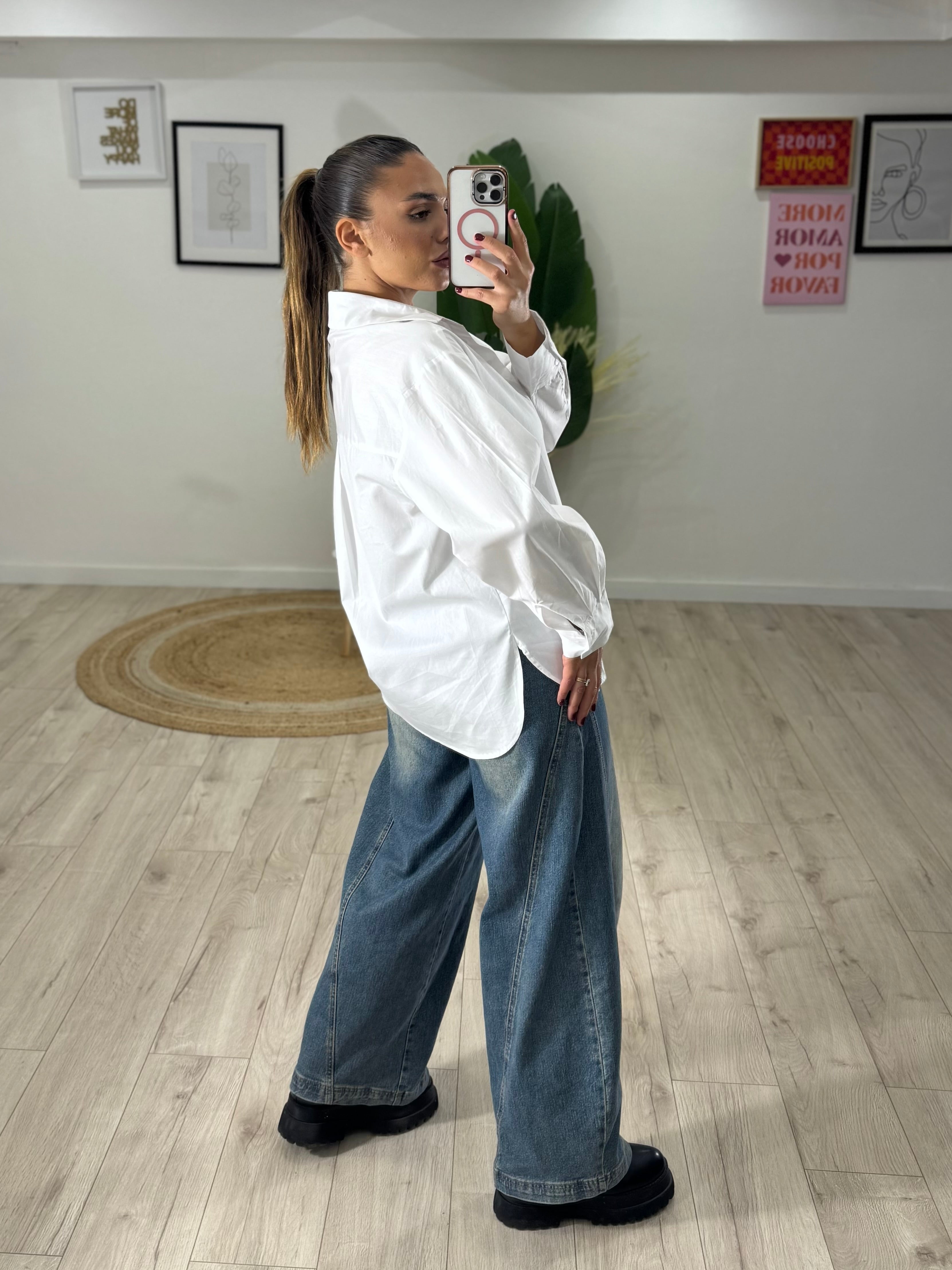 Camicia Oversize Bianca