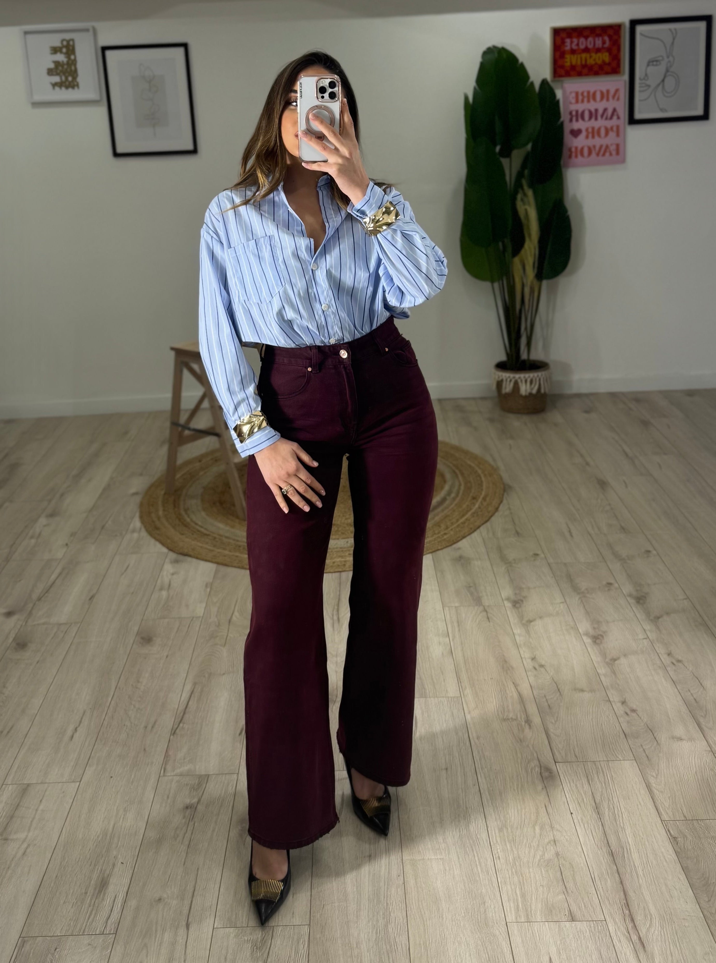 Jeans Vino WideLeg