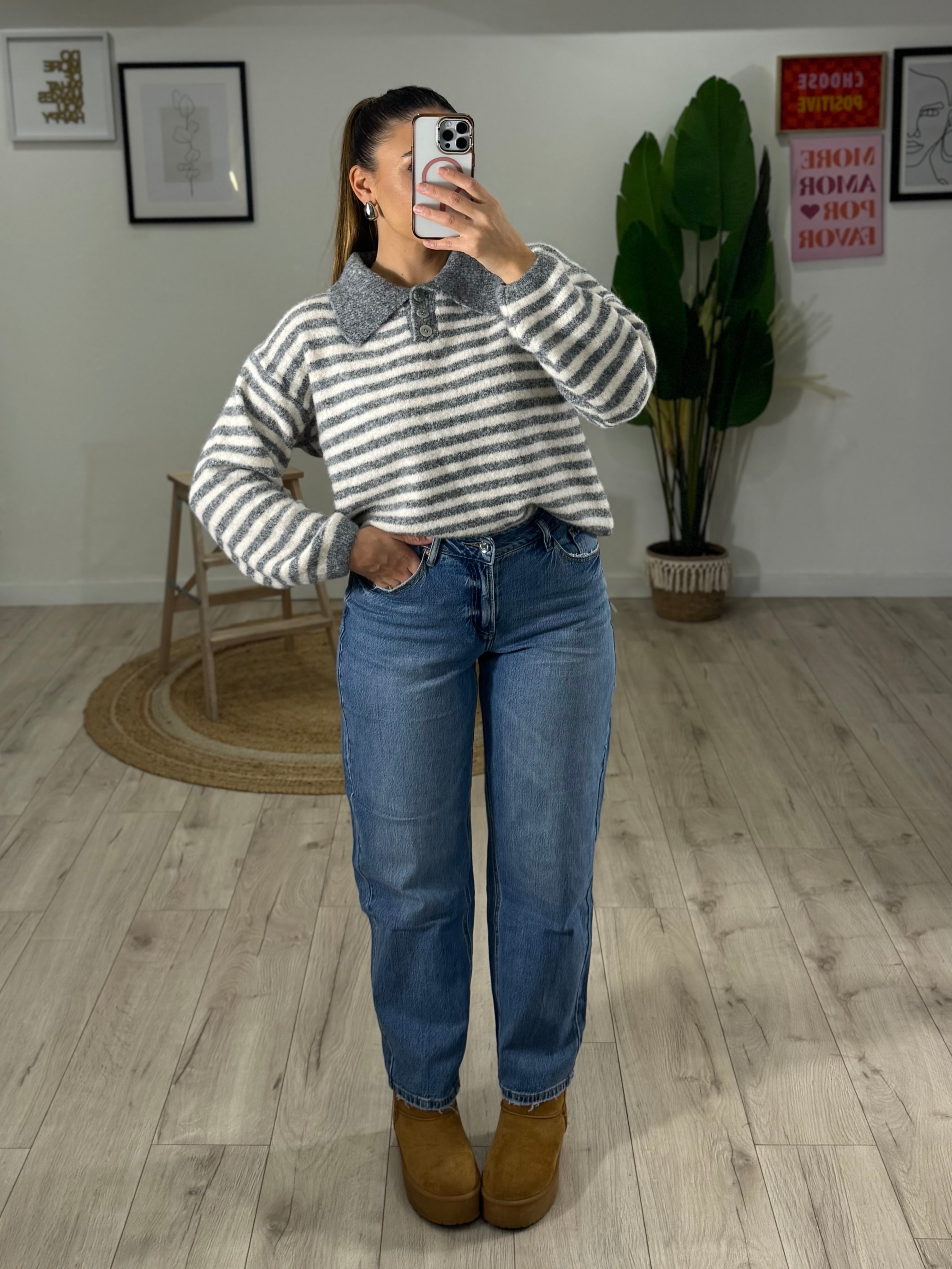 Maglione Monhair Colletto