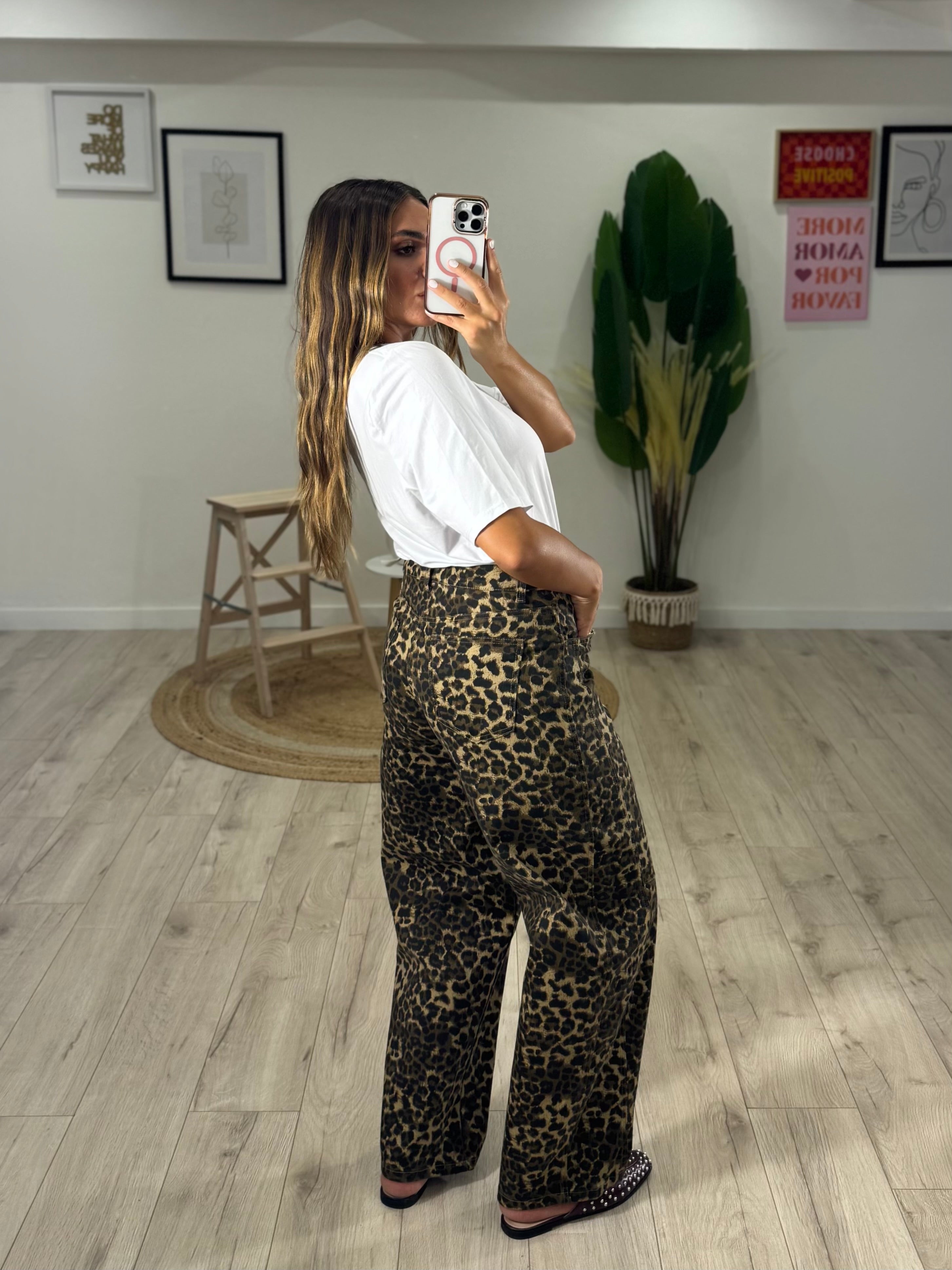 Jeans Balloon Animalier