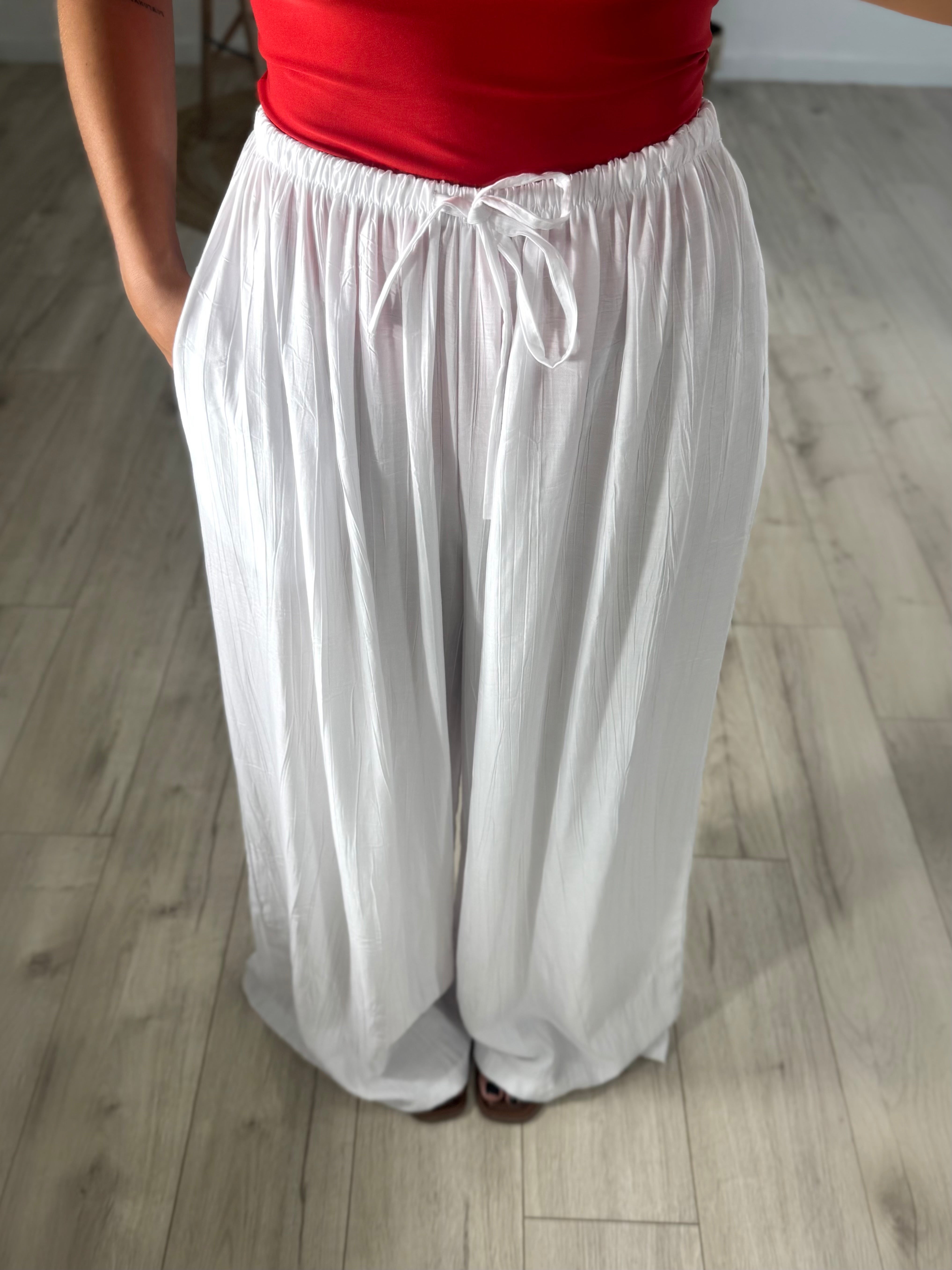 Pantalone Easy Bianco