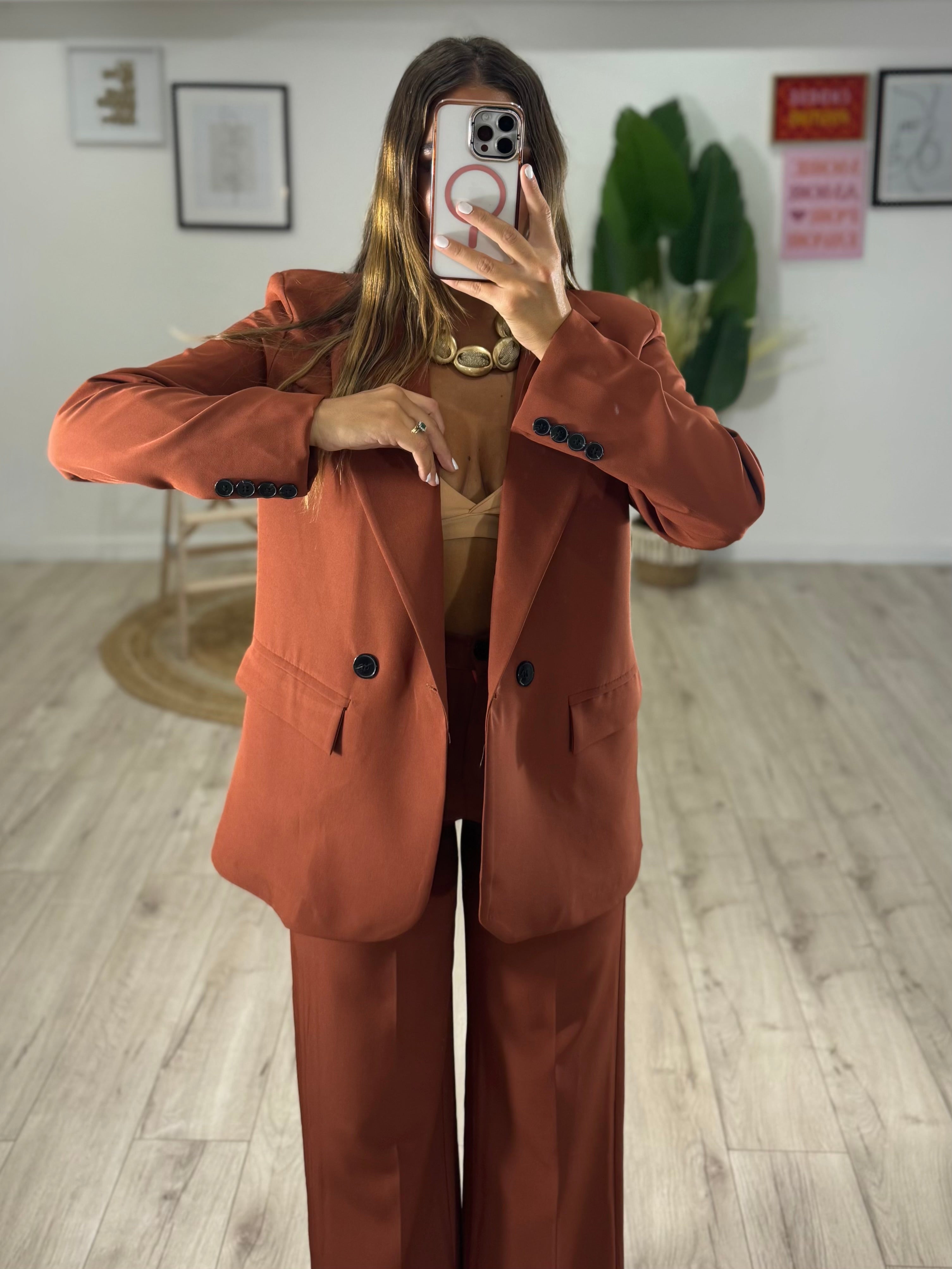 Tailleur Iconico Terracotta