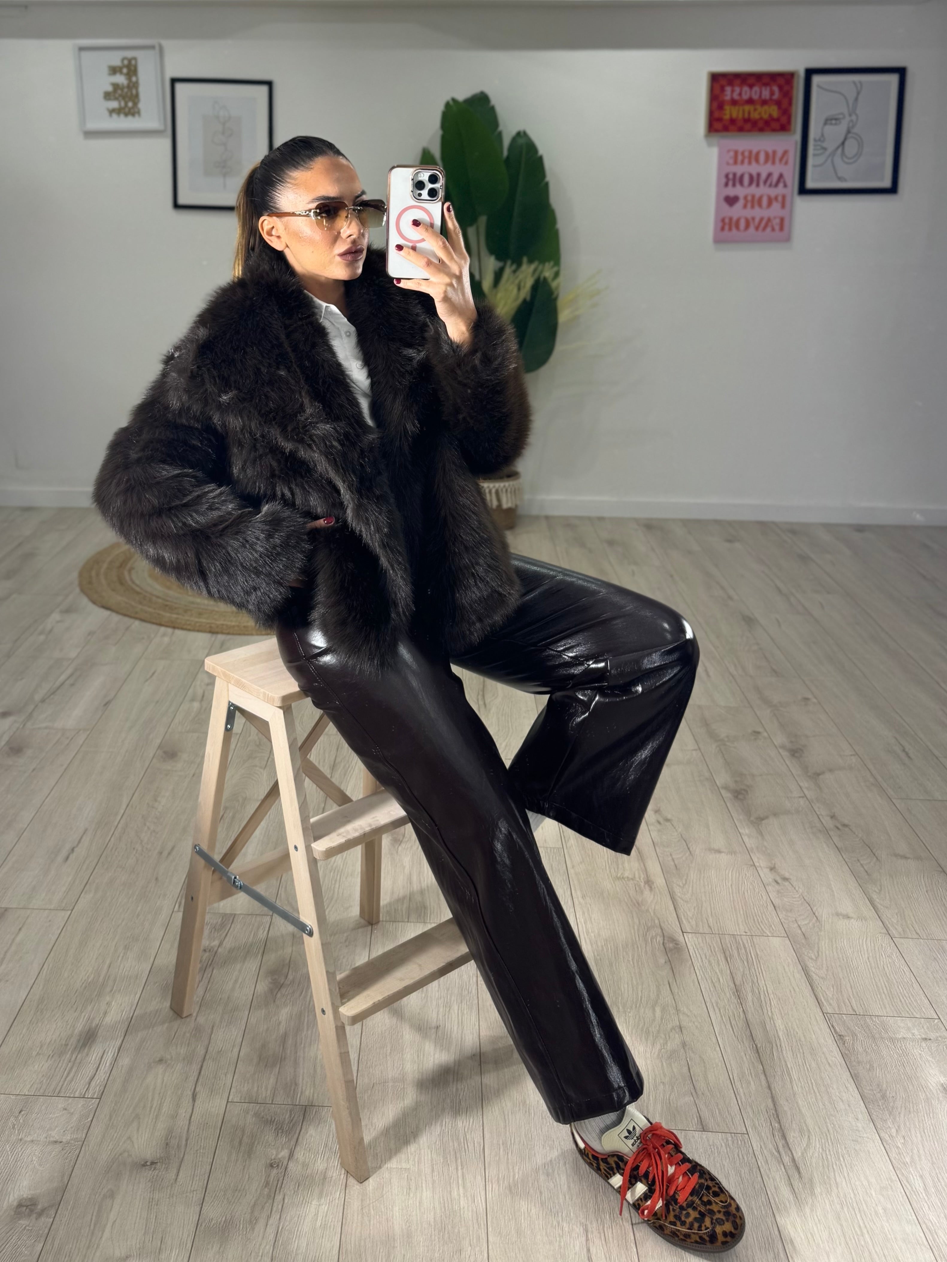 Ecopelliccia Moody Cioccolato