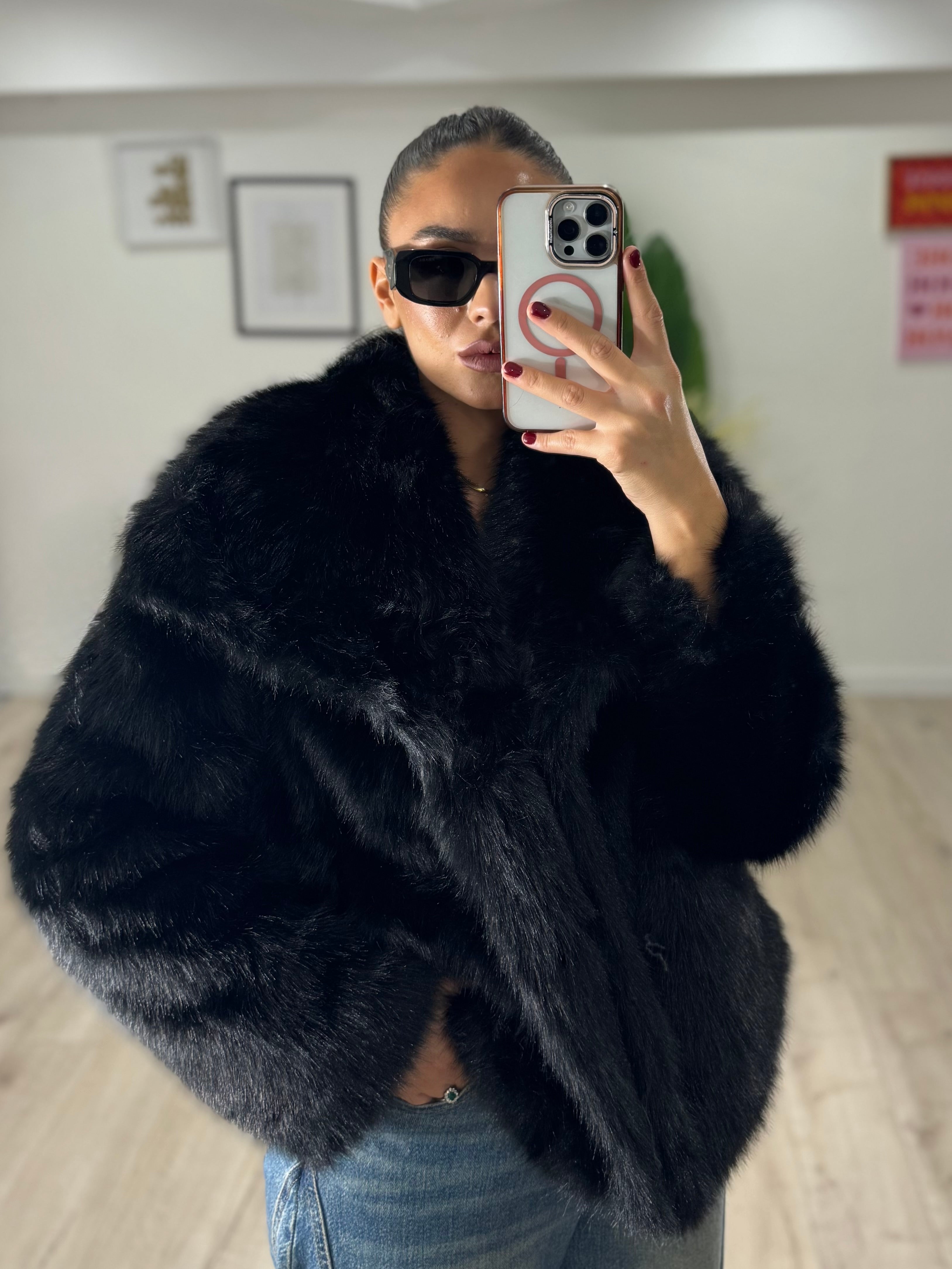 Ecopelliccia Moody Nera