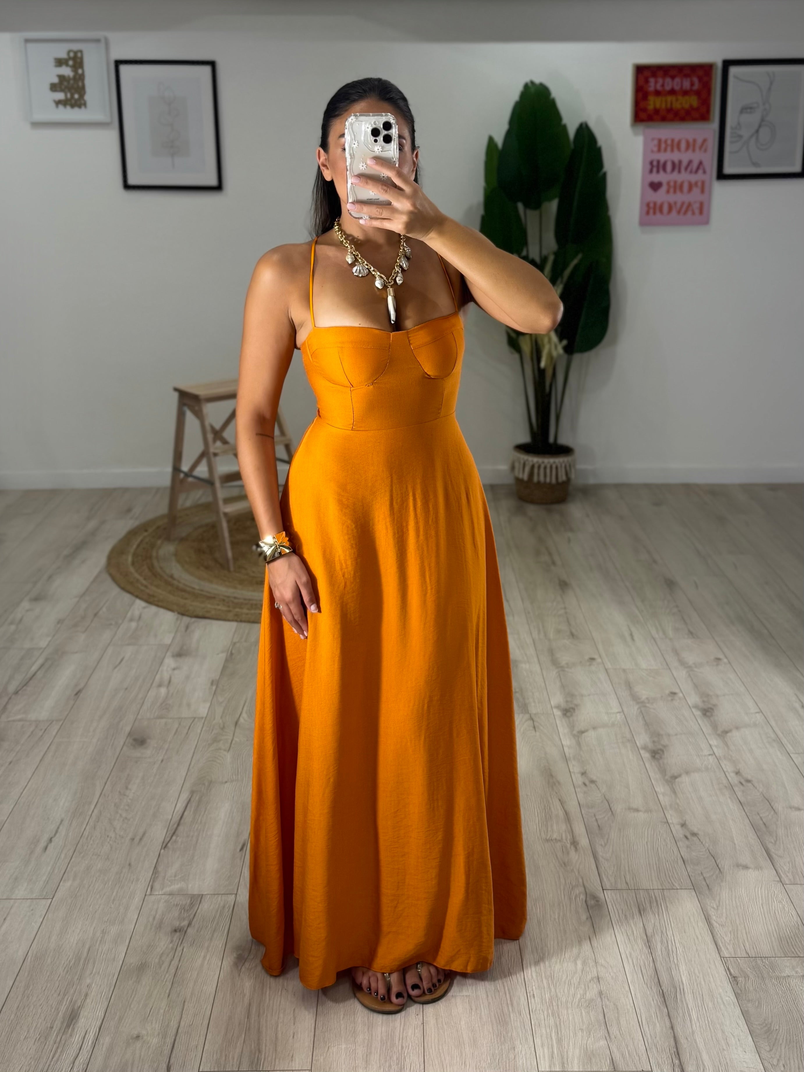 Abito Monique Arancio