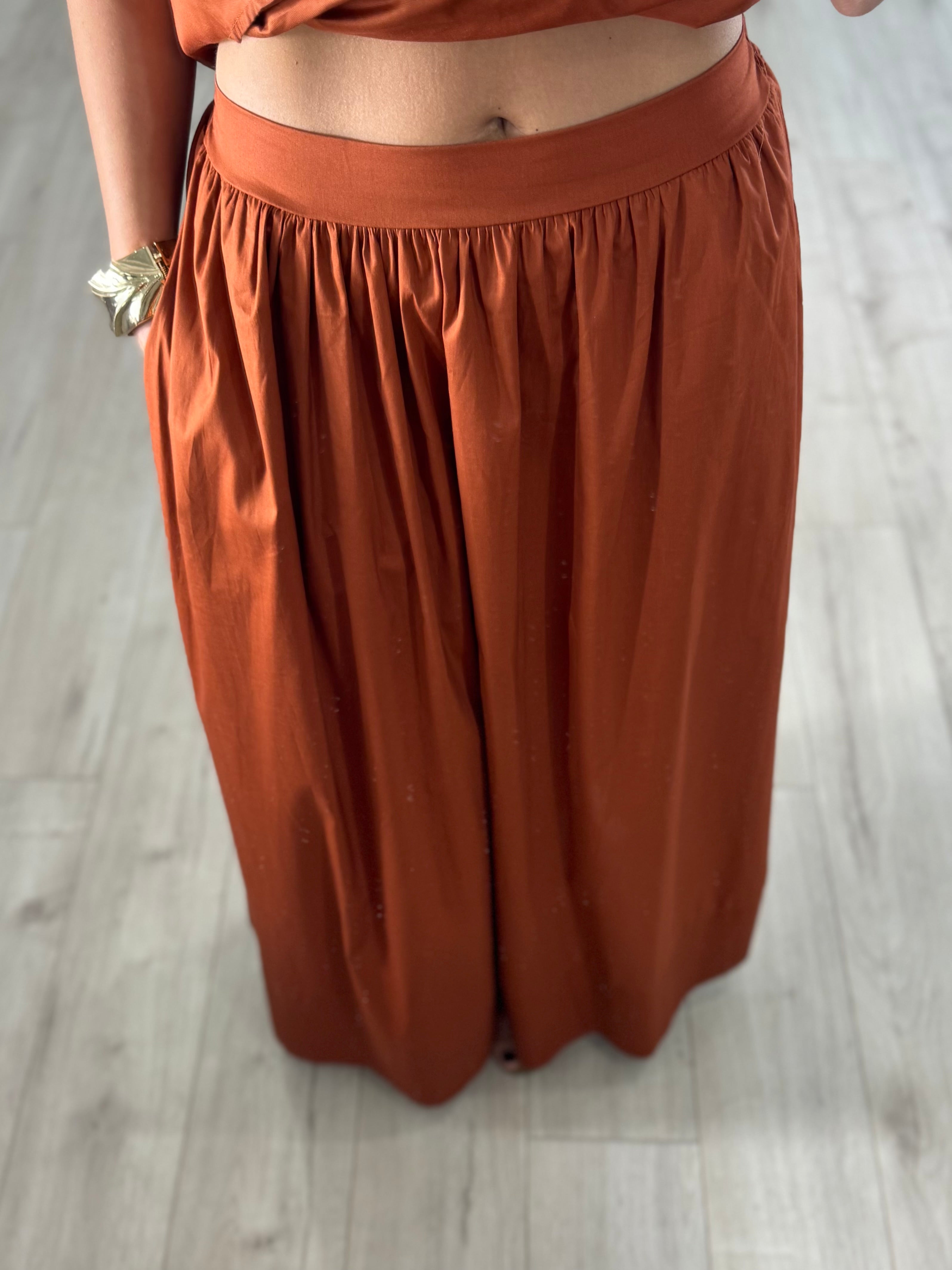 Coordinato Capri Ruggine