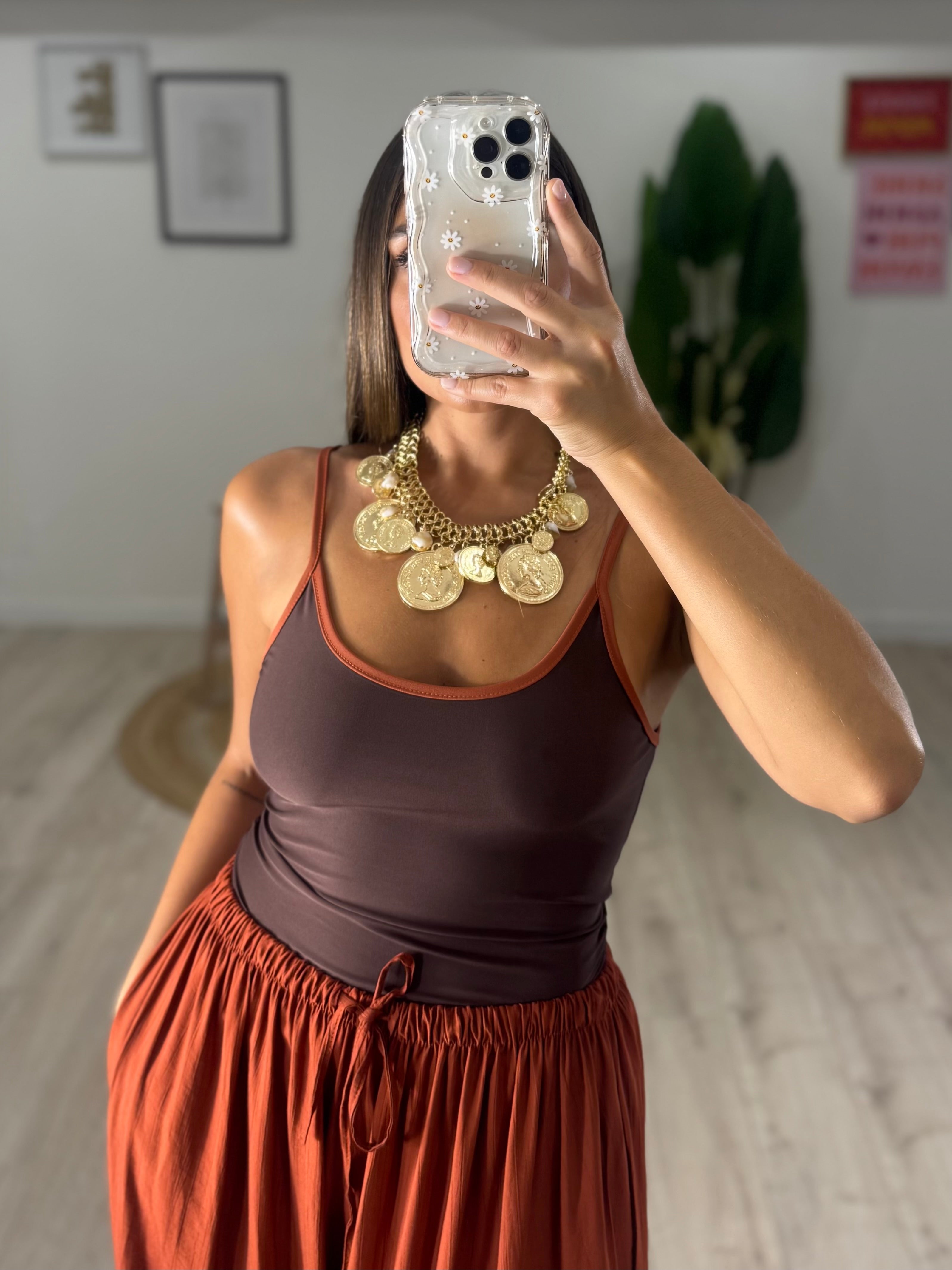 Body Simple Marrone