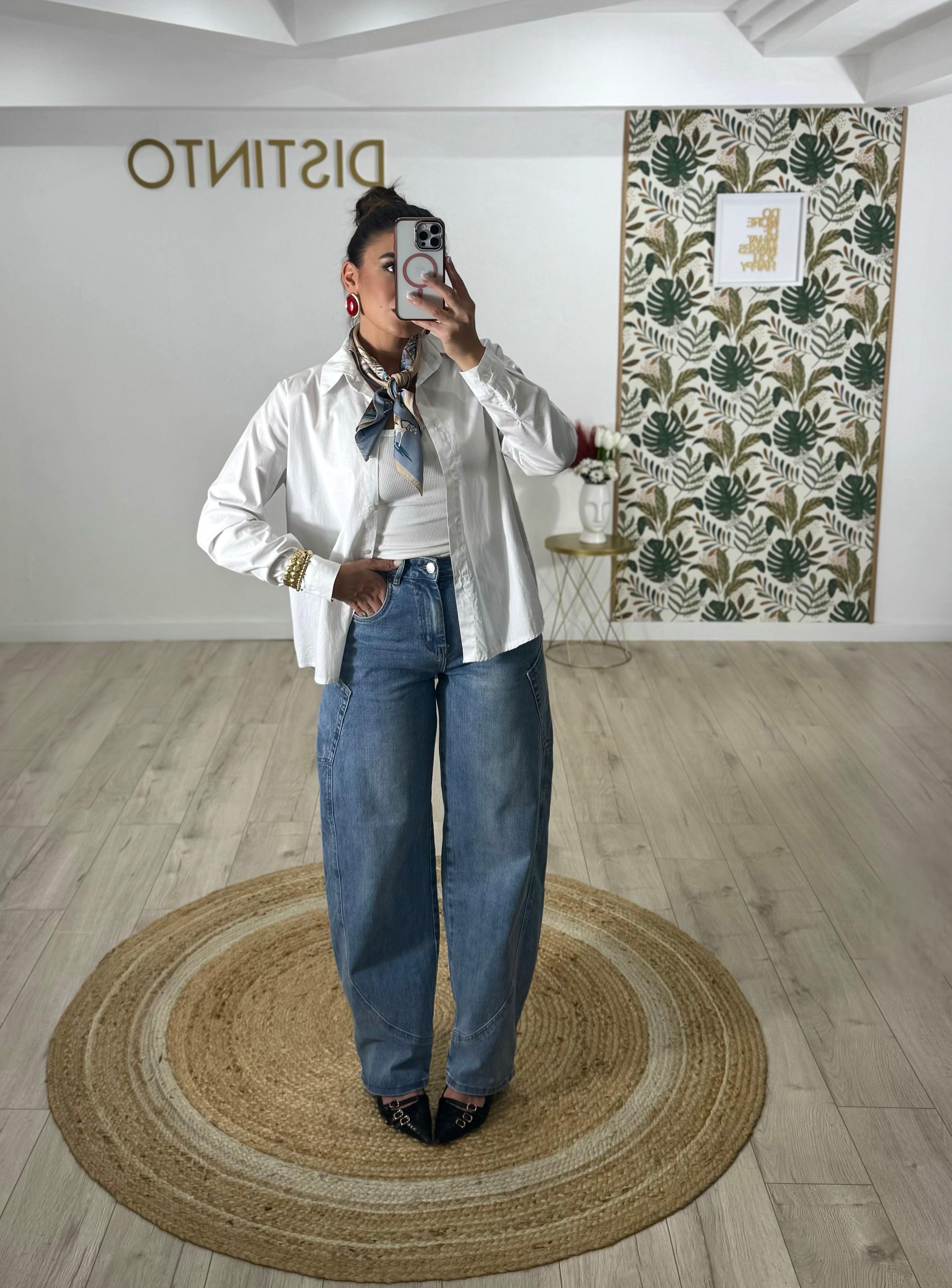 Jeans Balloon denim chiaro