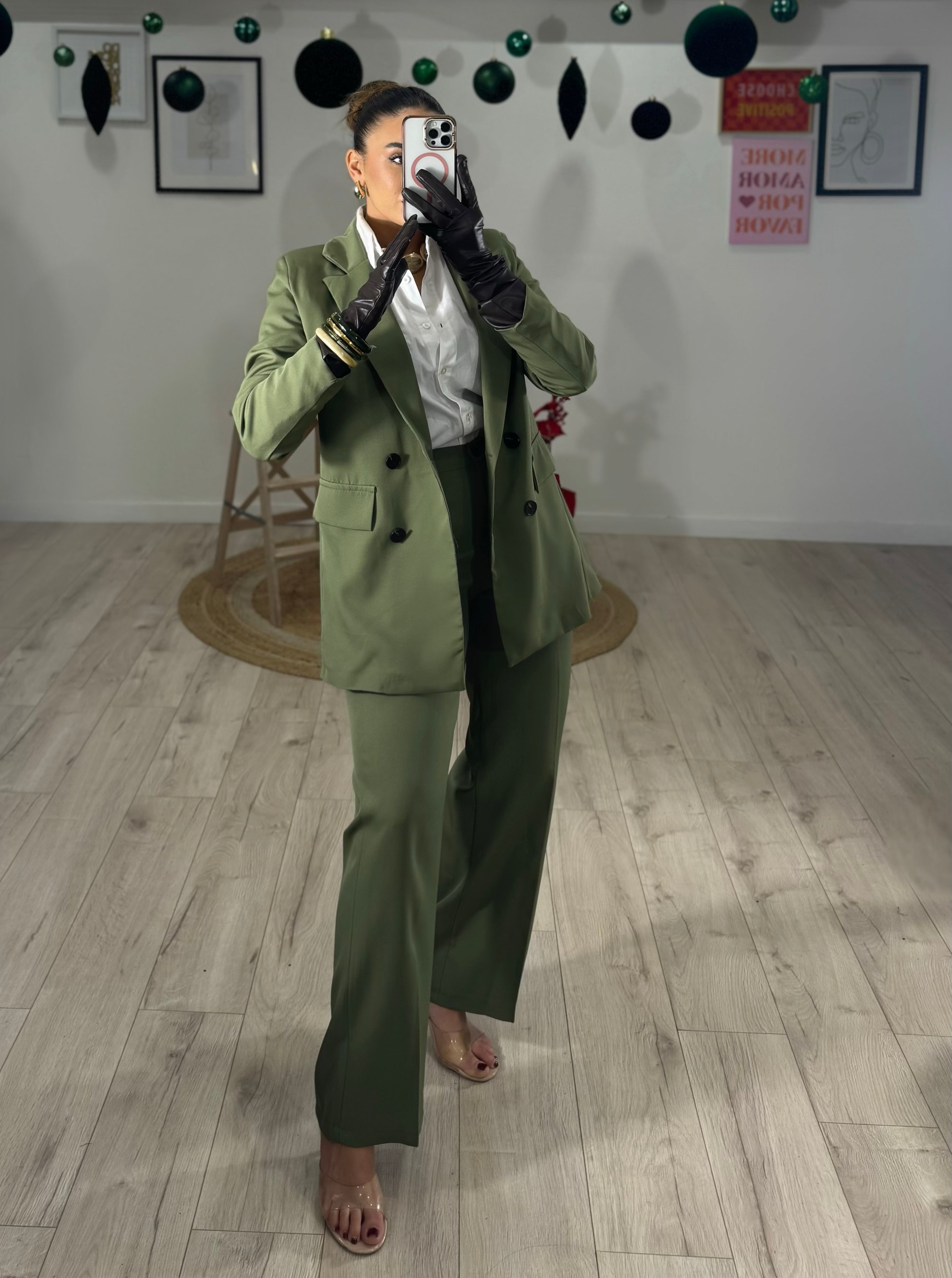 Tailleur Money Verde Salvia