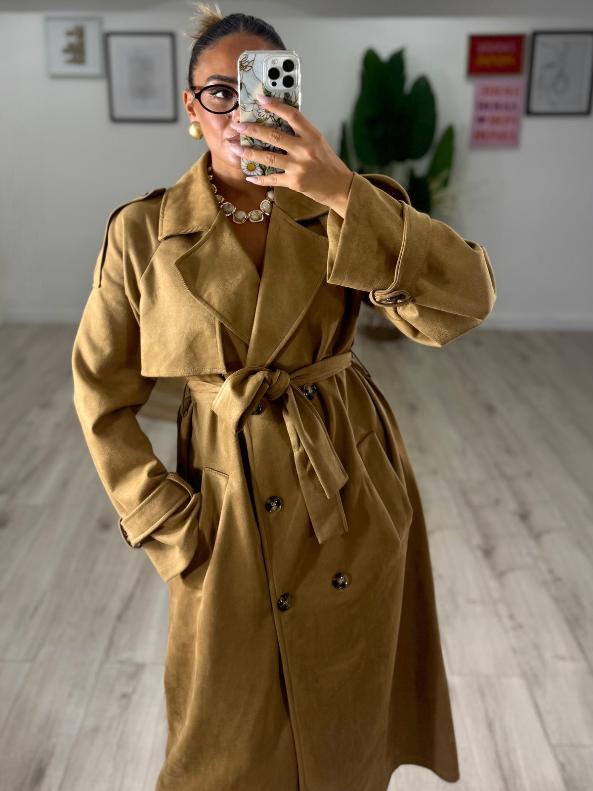Trench Camoscio "Camel"