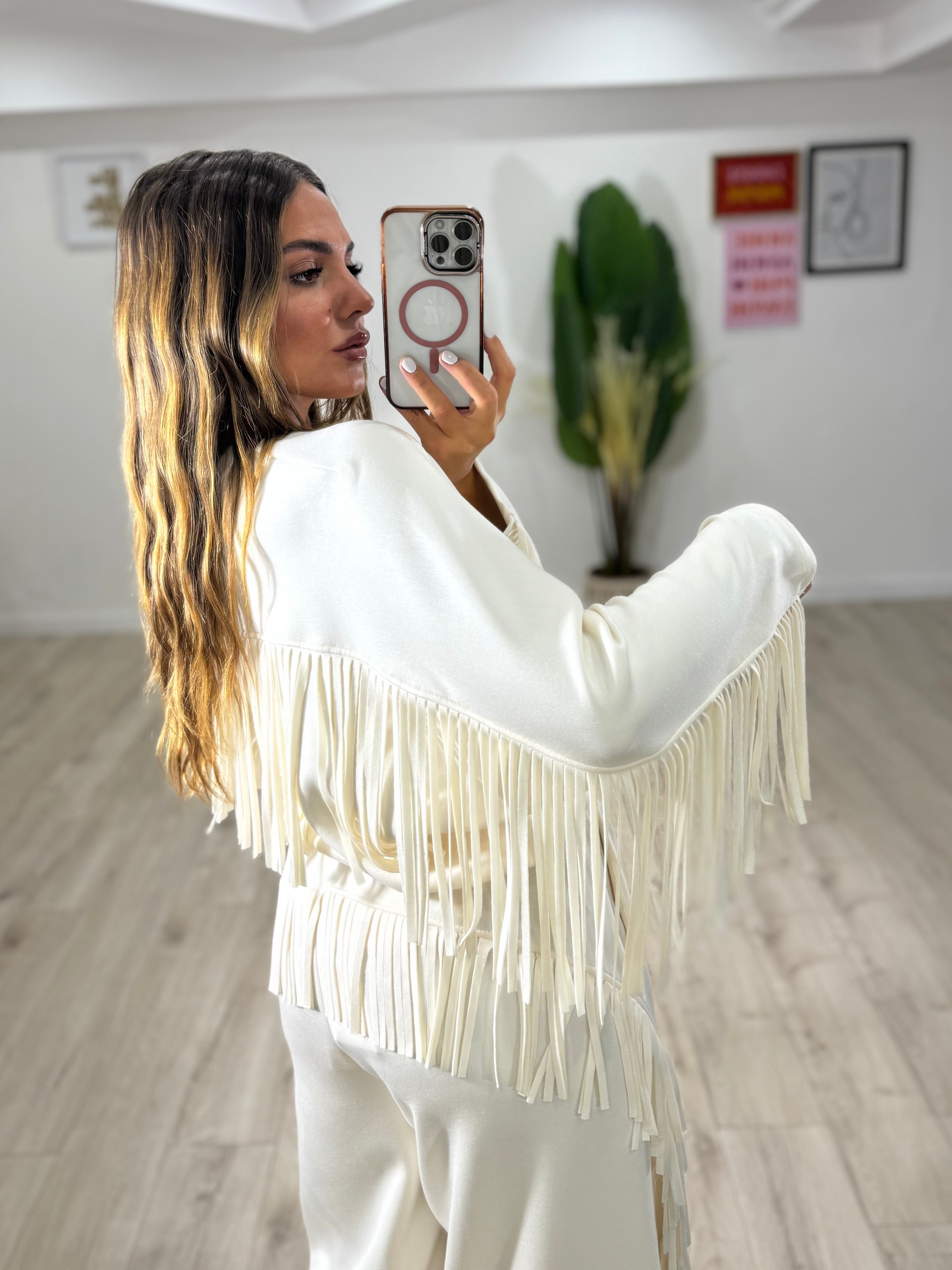 Pantalone Frange By Lumina Panna