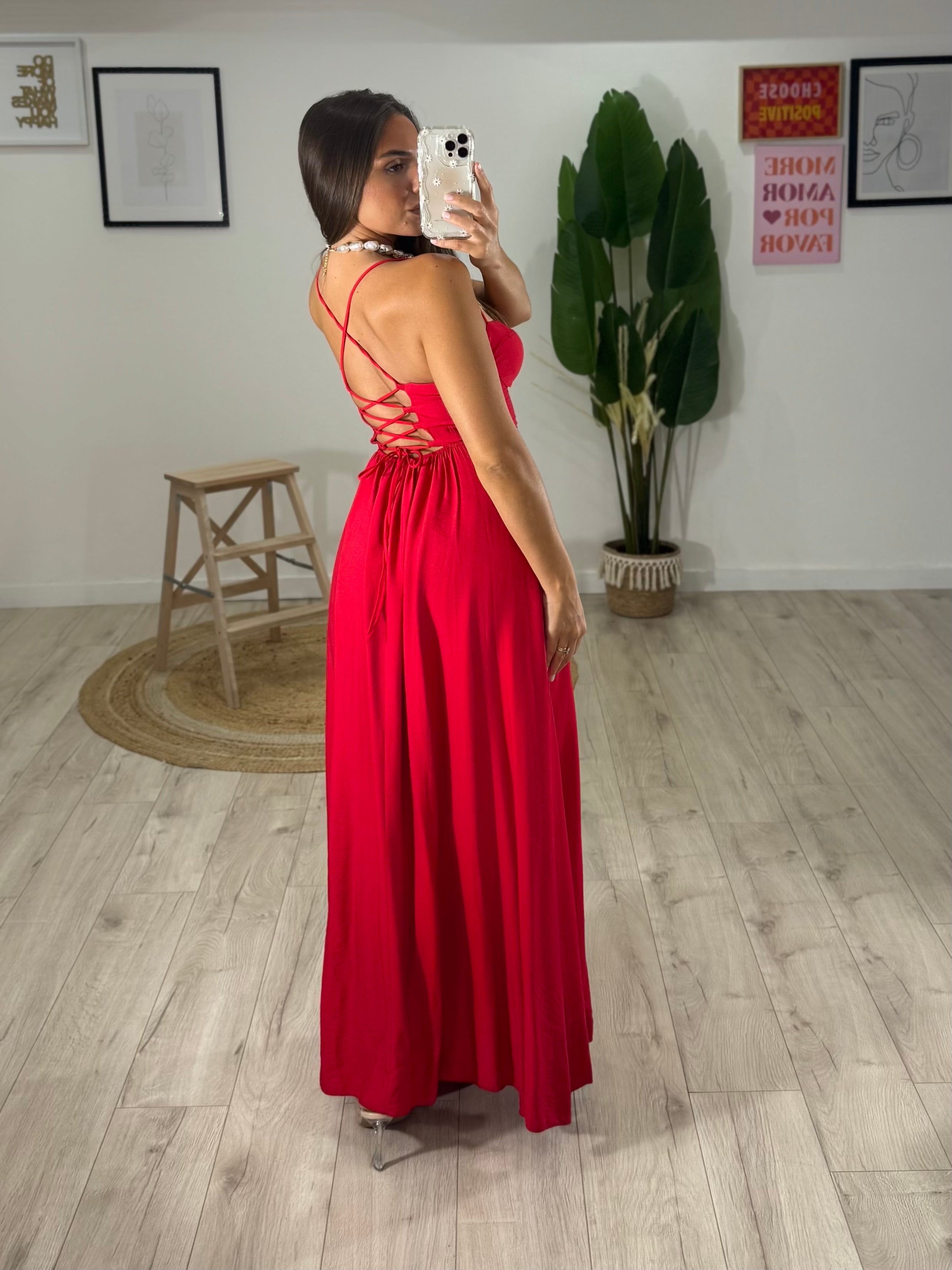 Abito Monique Rosso