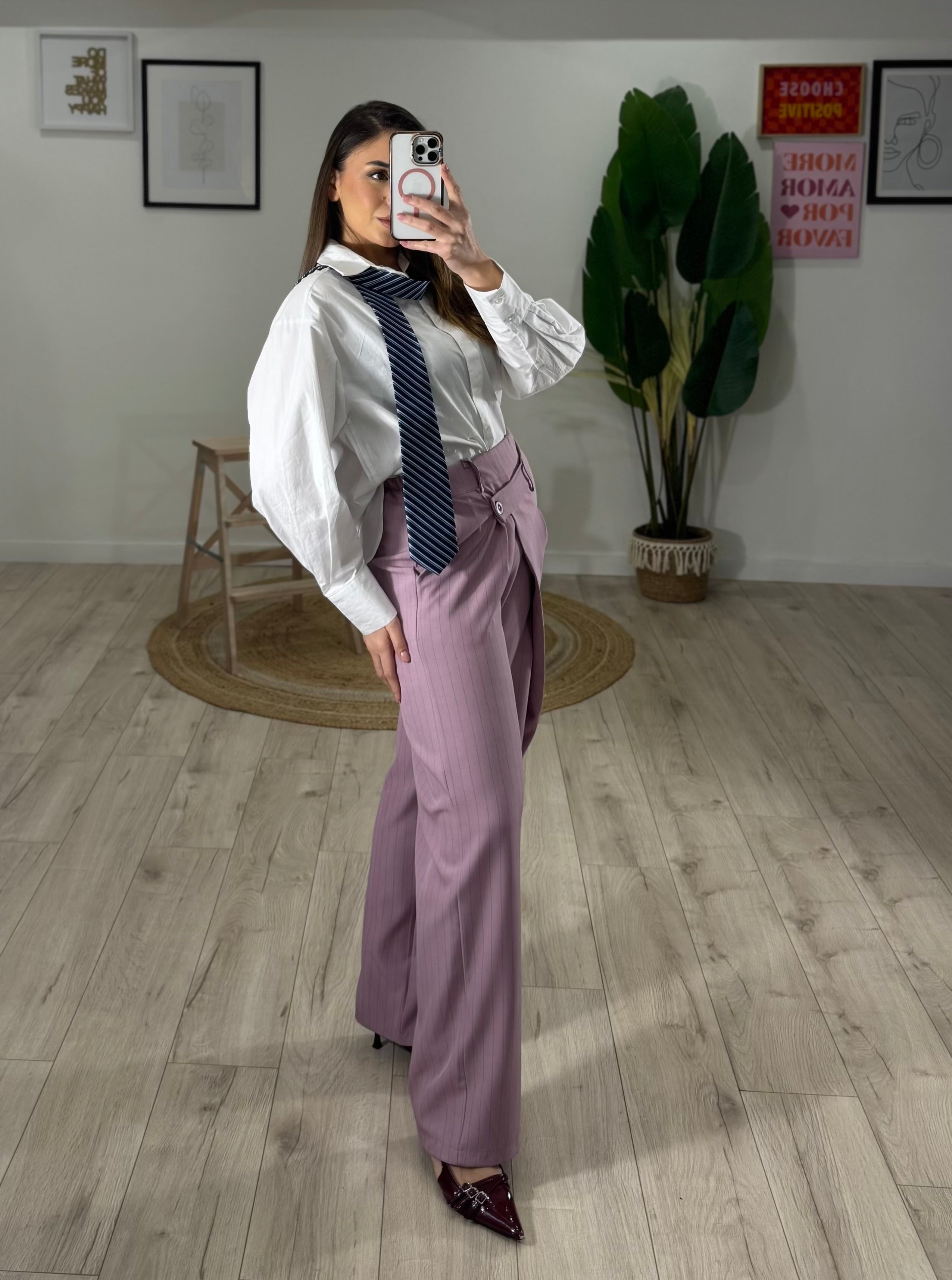 Pantalone Ginevra Rosa