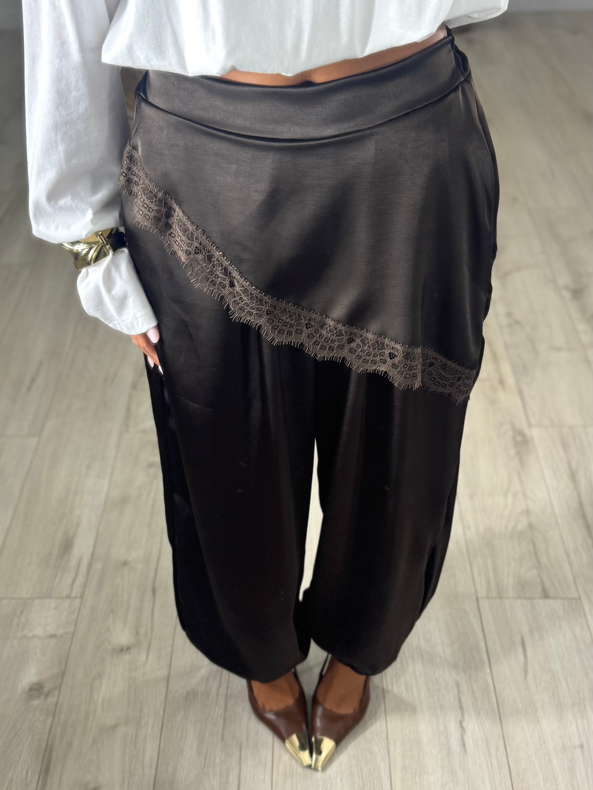 Pantalone "CLEO" marrone