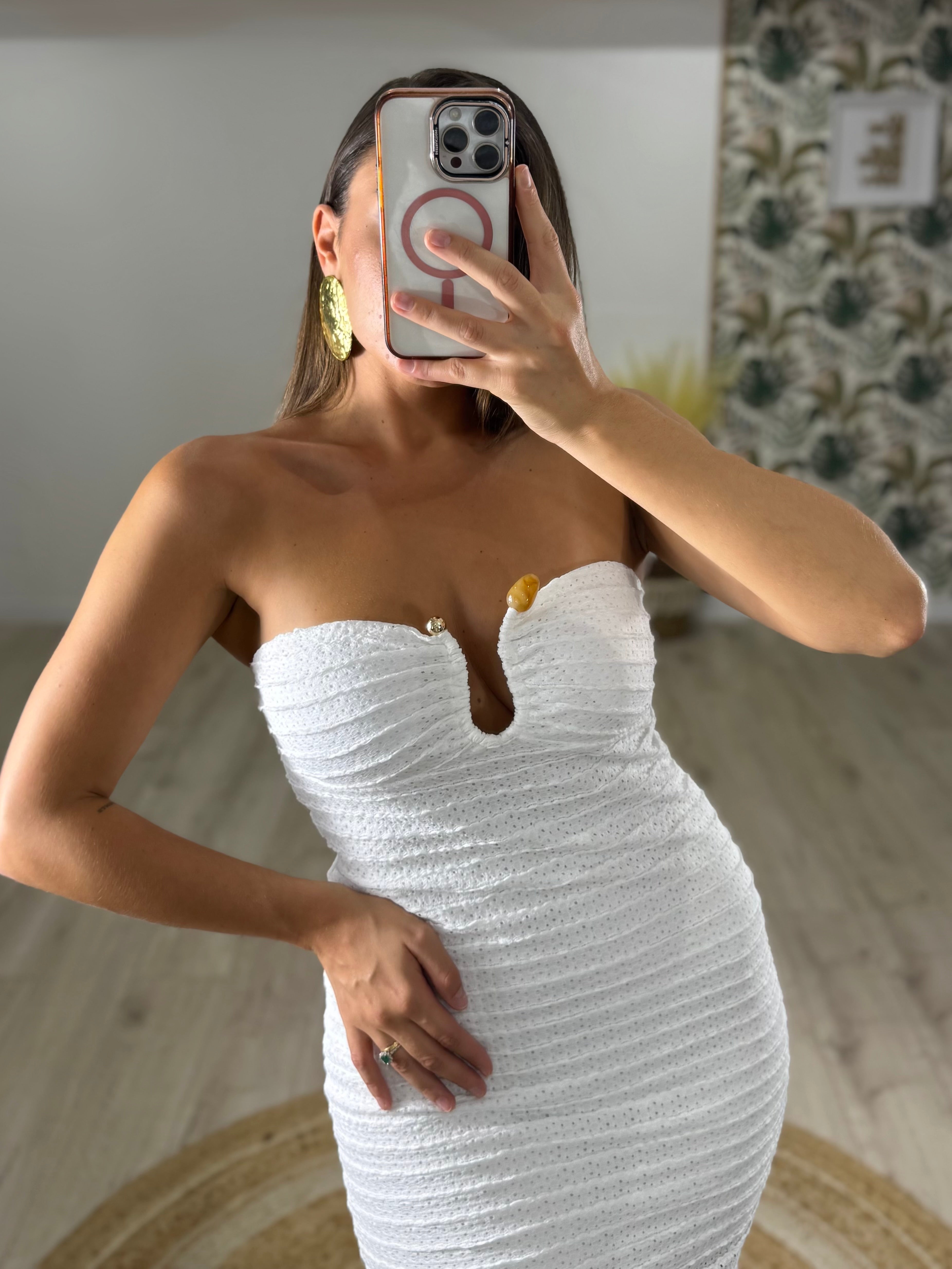 Abito Selena Bianco
