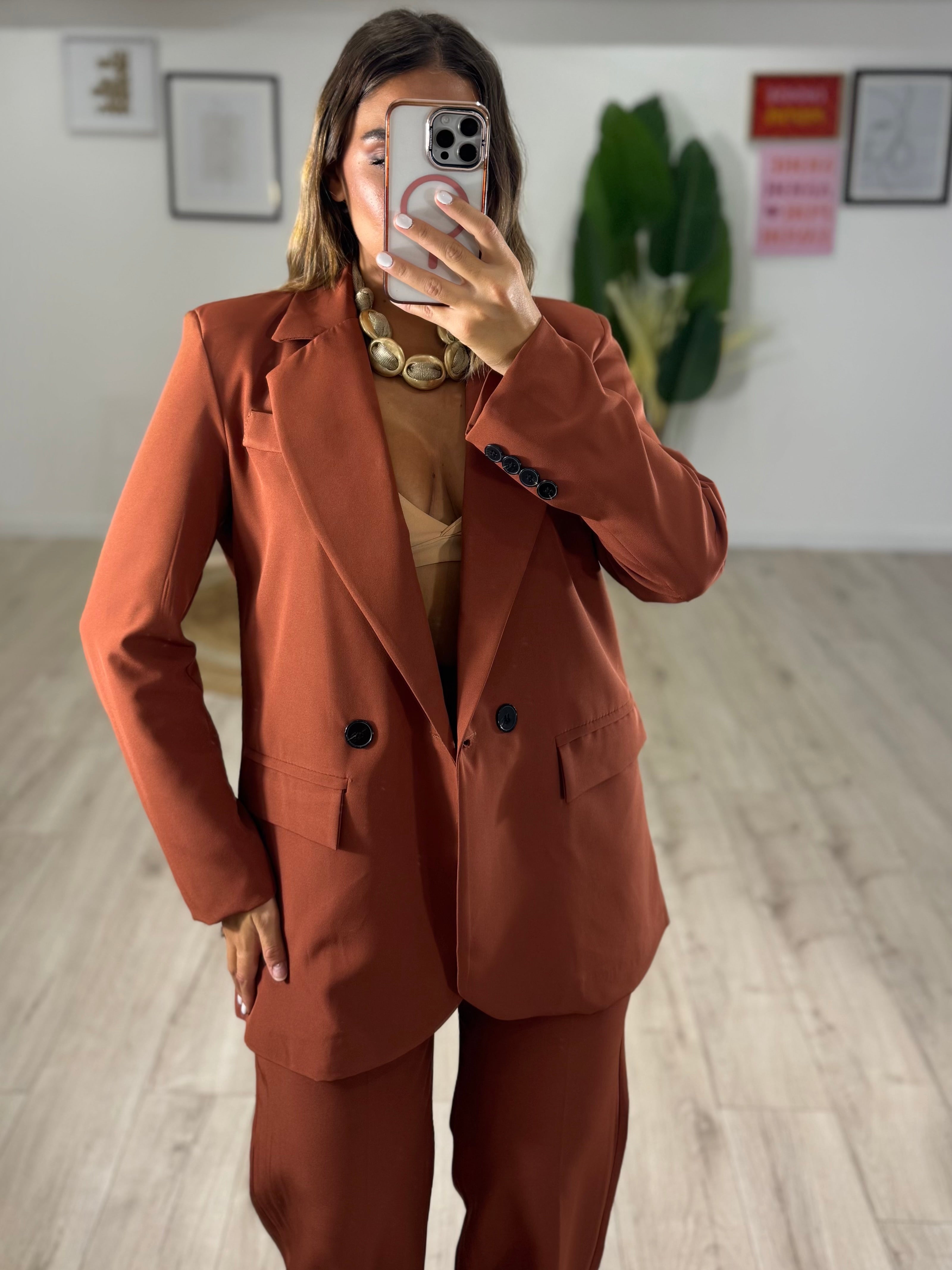 Tailleur Iconico Terracotta