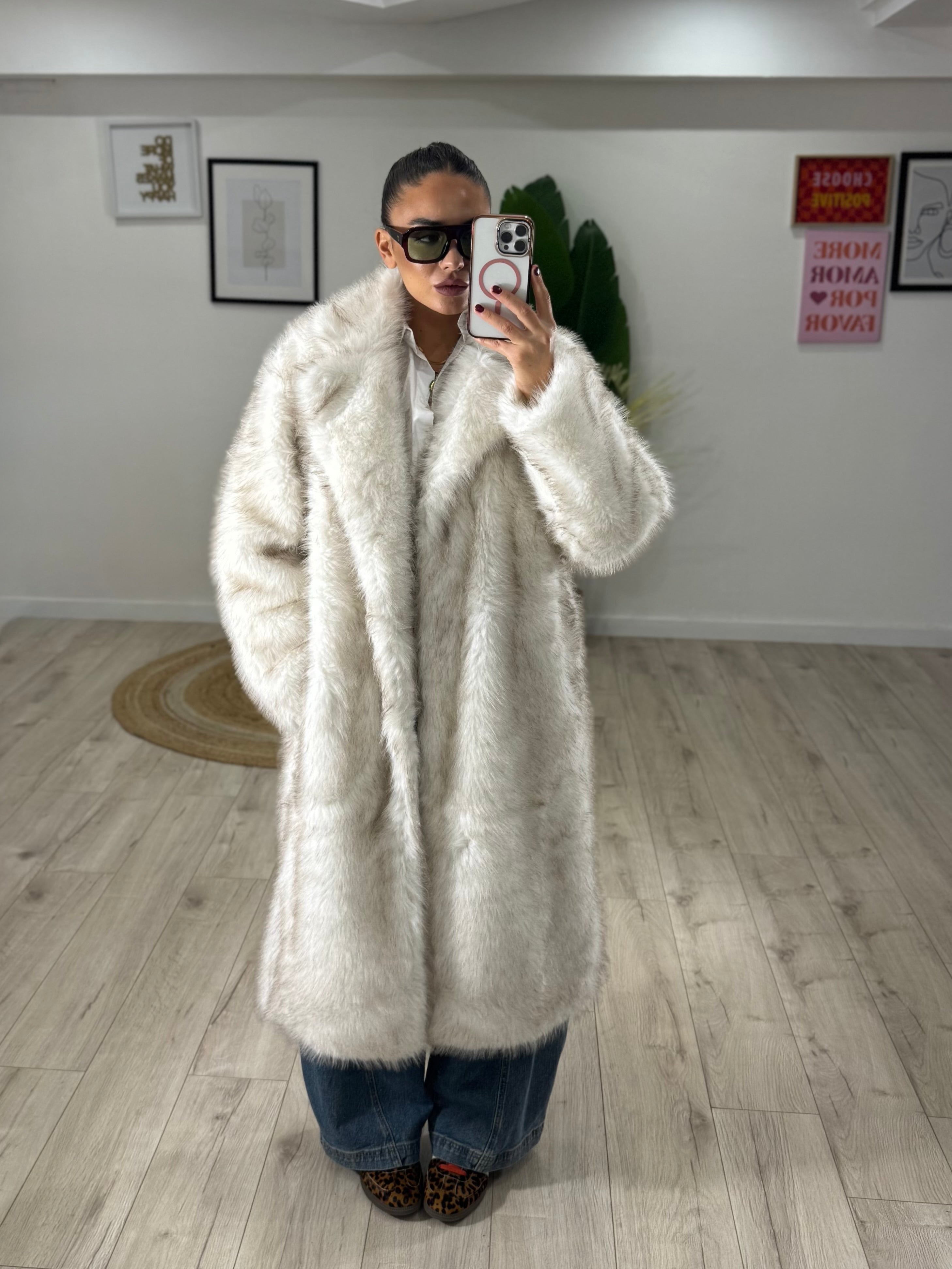 Ecopelliccia Regina Avorio