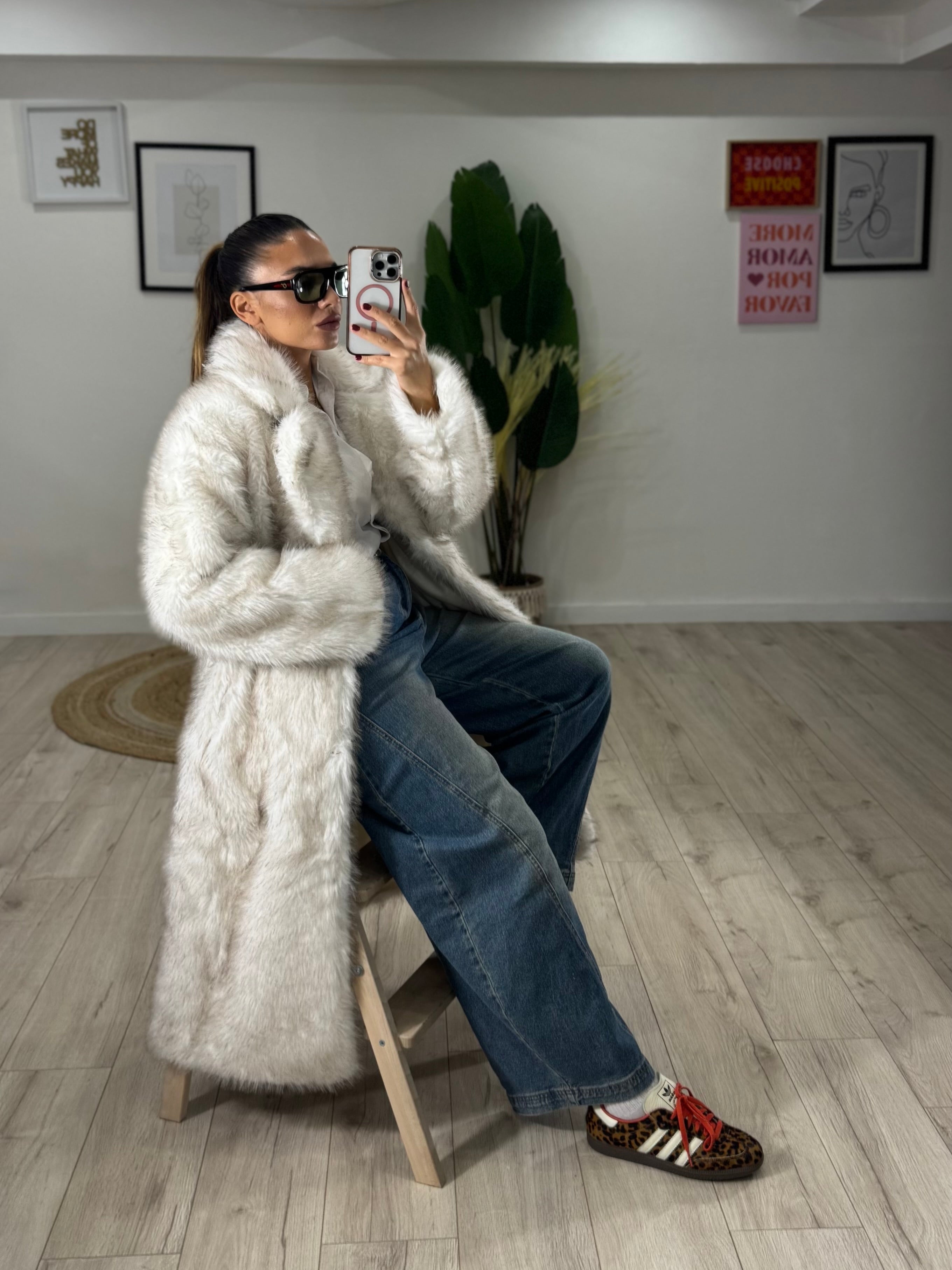 Ecopelliccia Regina Avorio