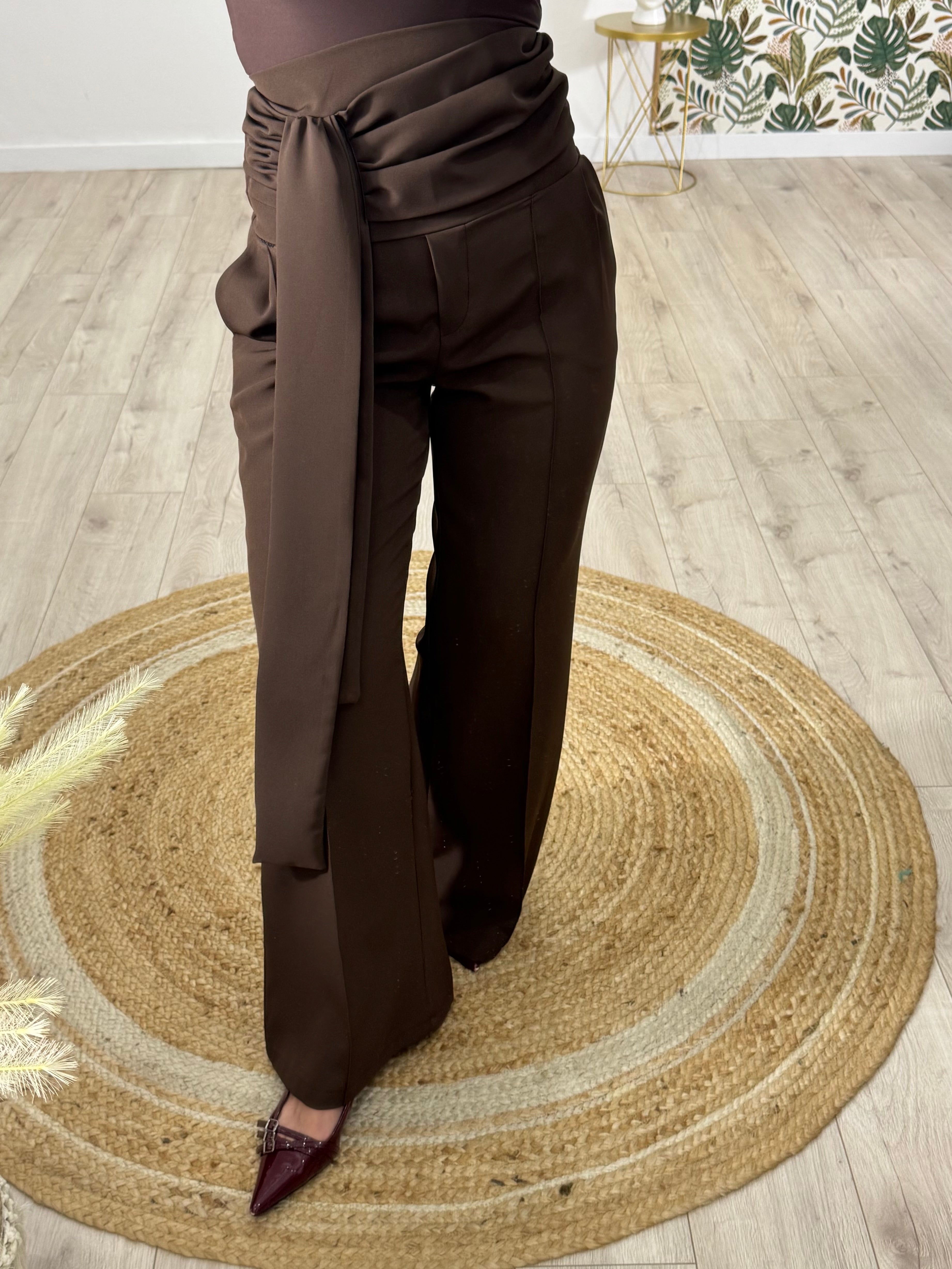 Pantalone Fascia Marrone