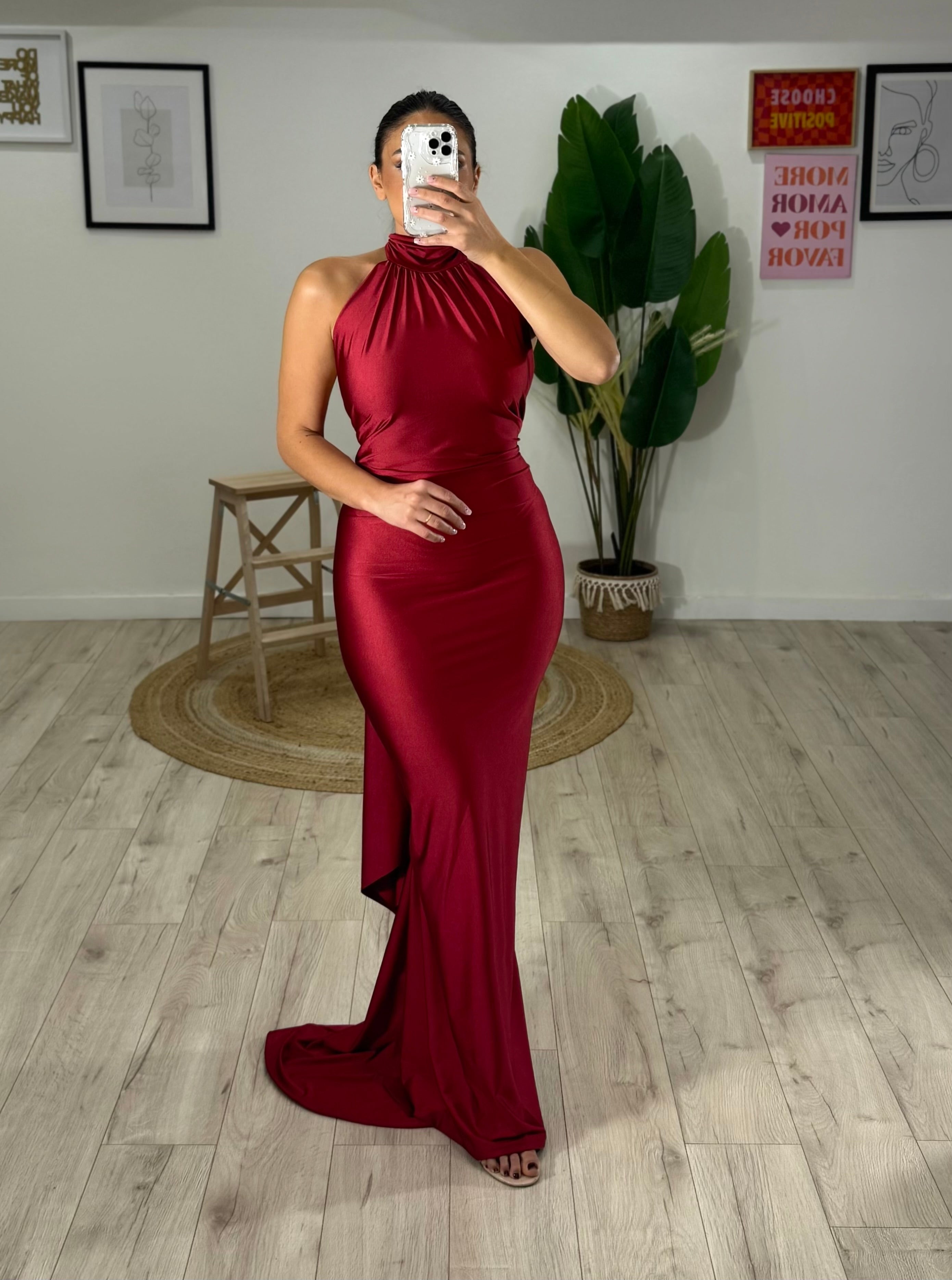 Abito Athena Bordeaux