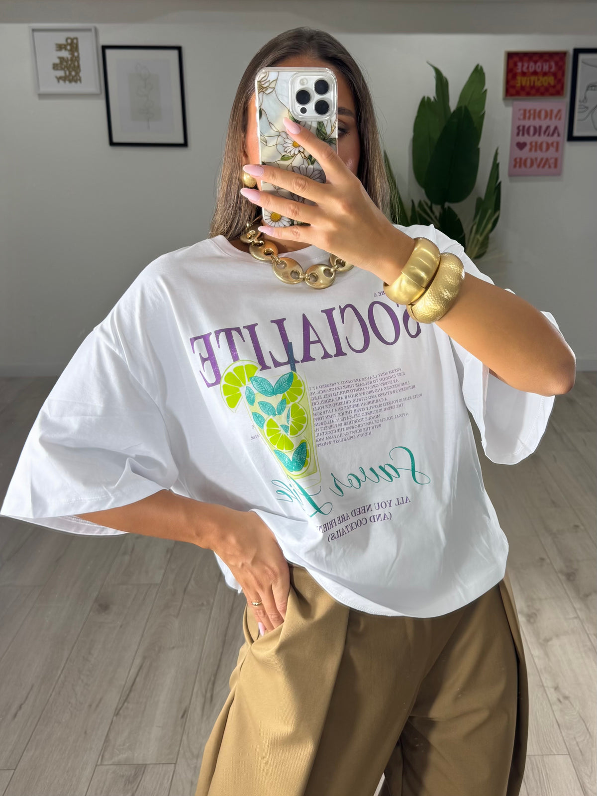 T-Shirt BY Lumina "SOCIALITE"