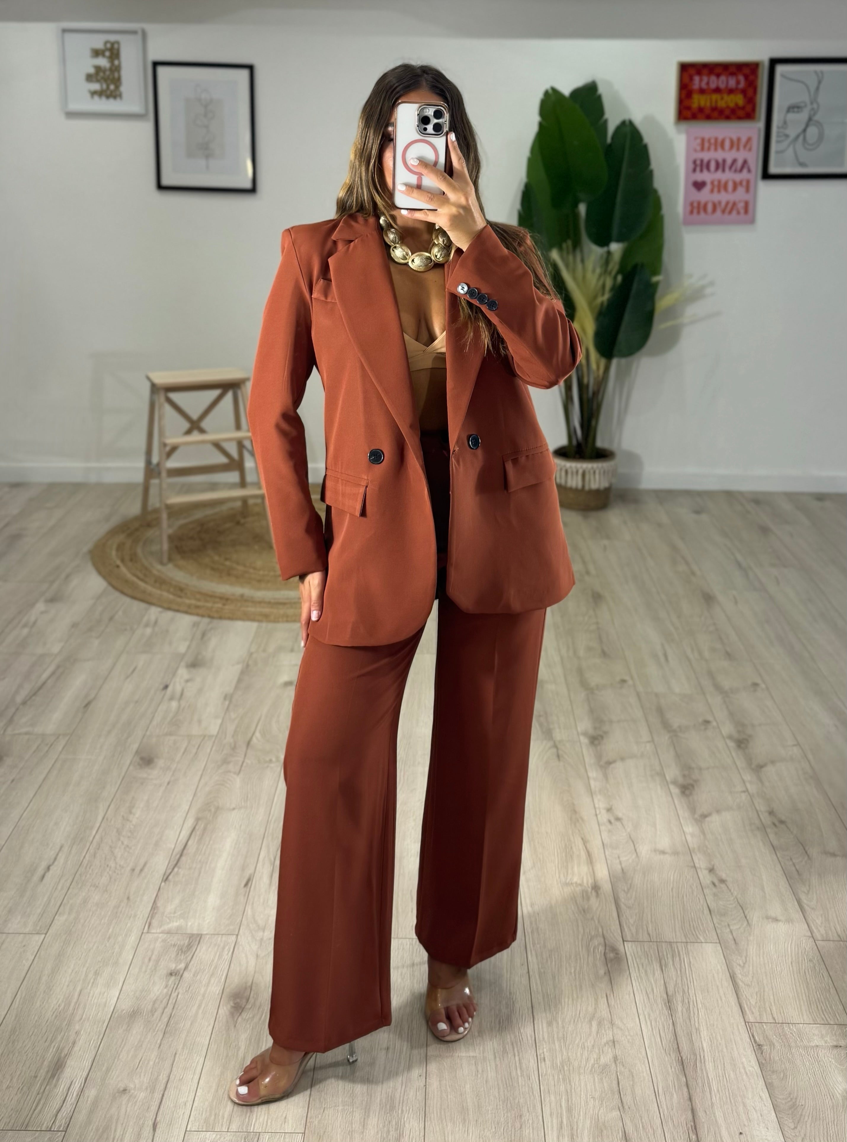 Tailleur Iconico Terracotta