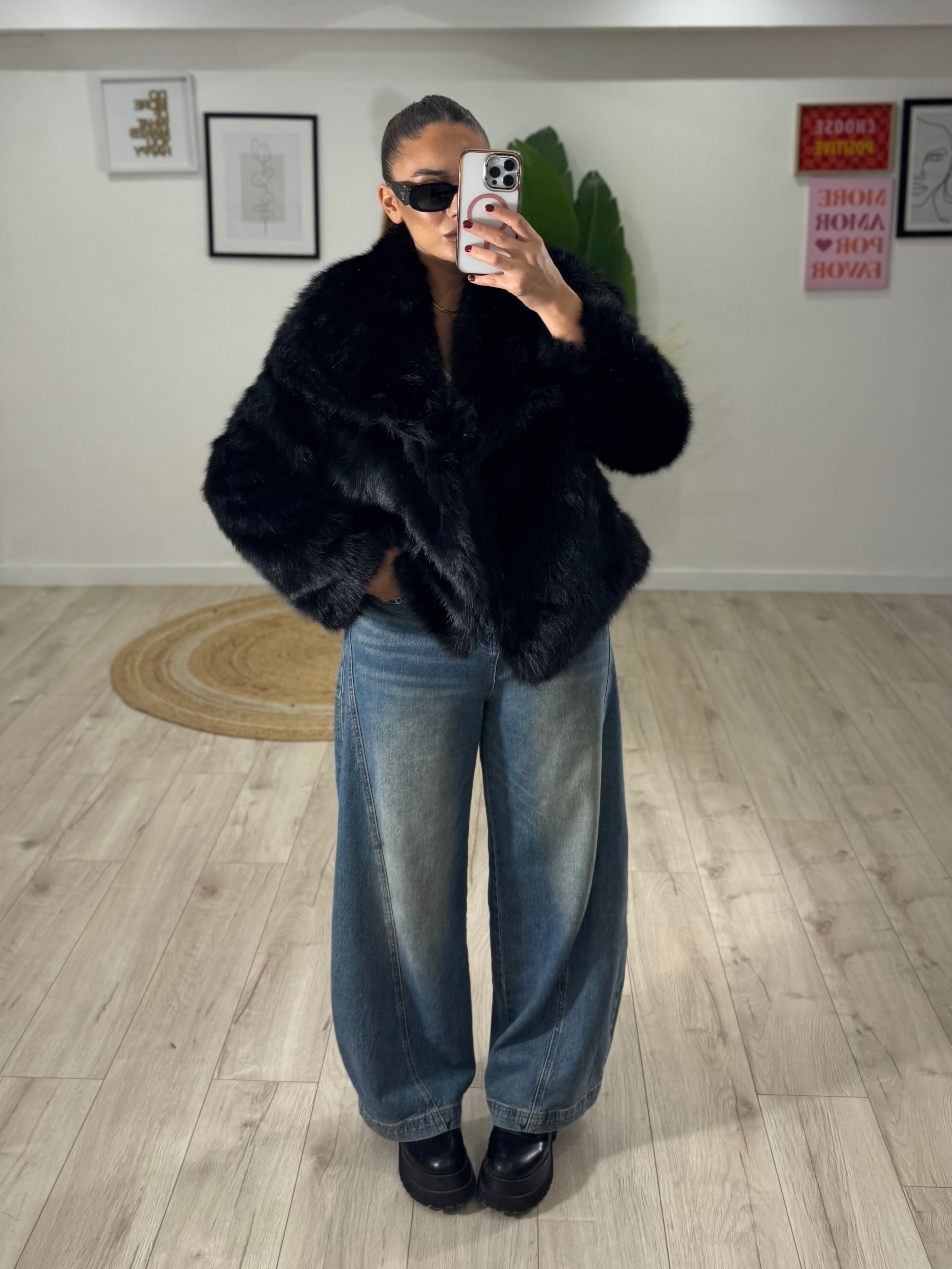 Ecopelliccia Moody Nera