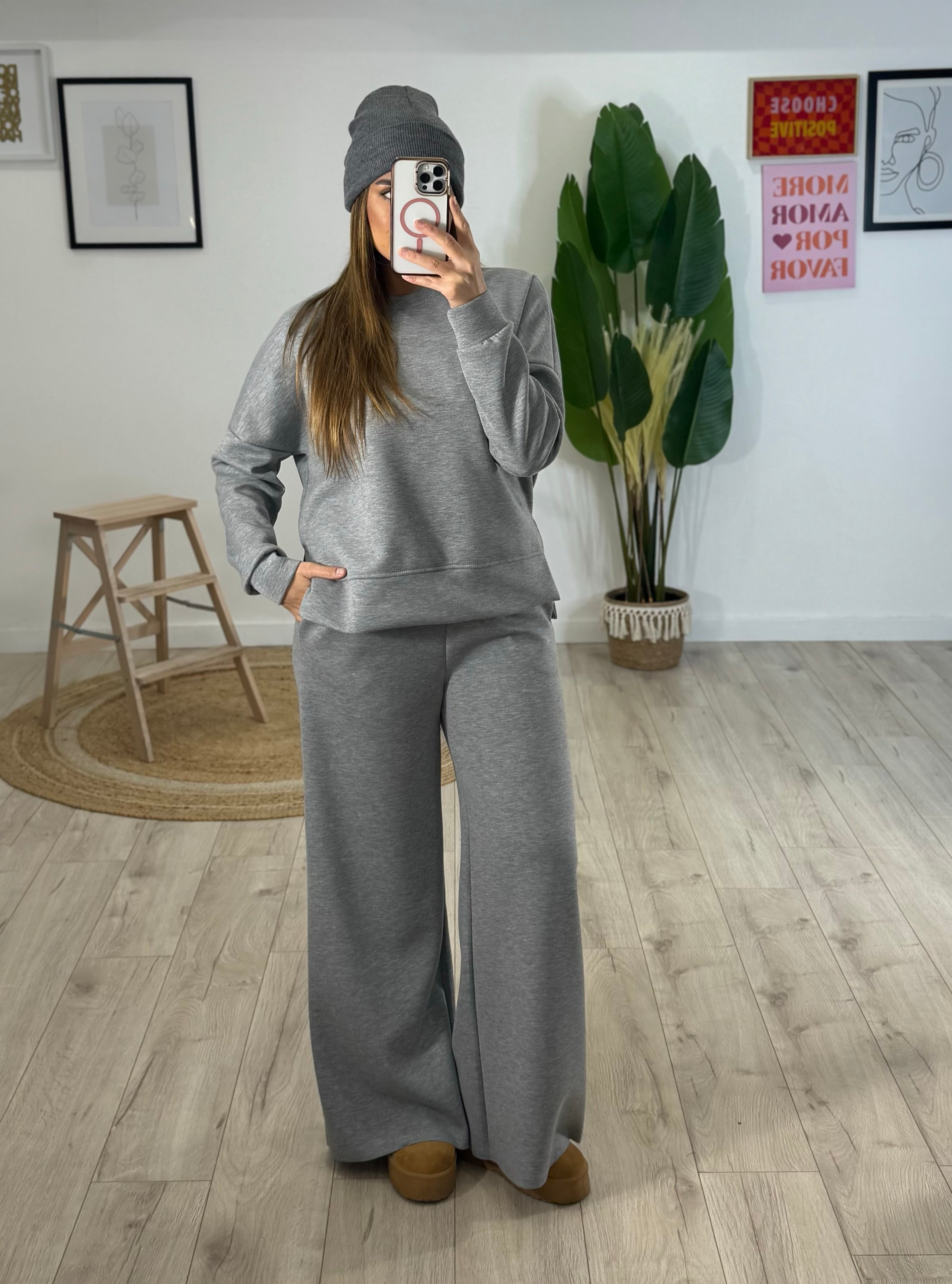 Coordinato Comfy Grigio