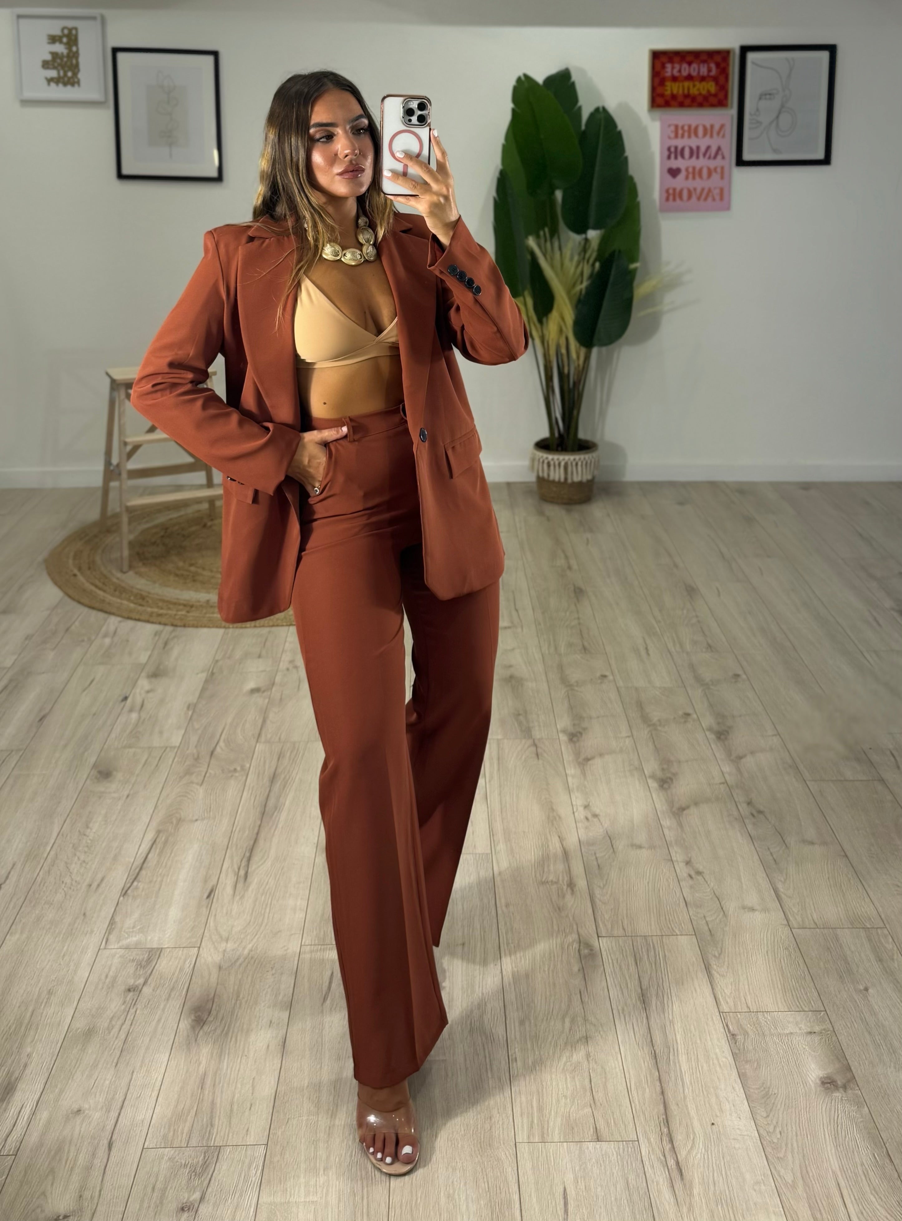 Tailleur Iconico Terracotta