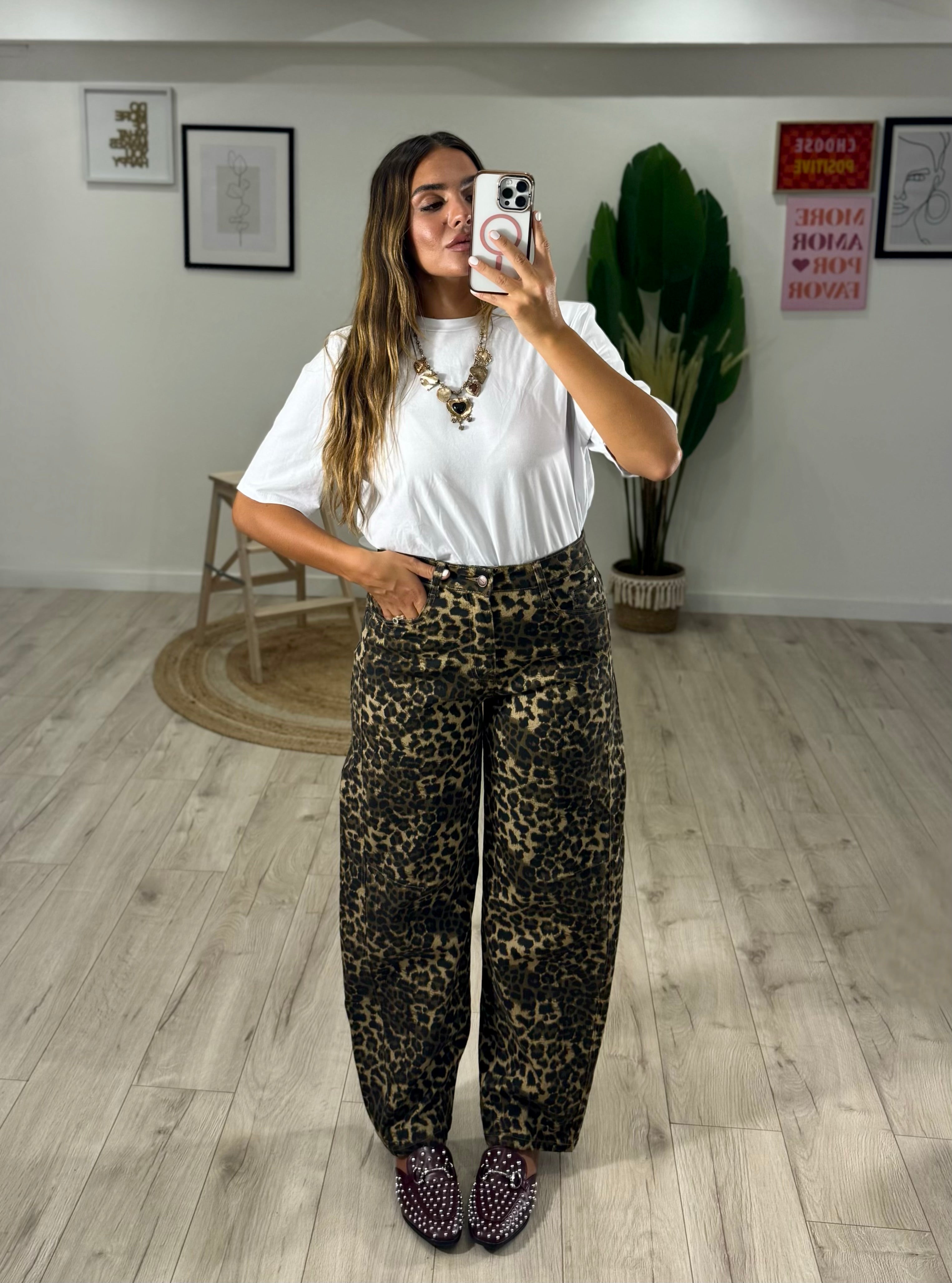 Jeans Balloon Animalier
