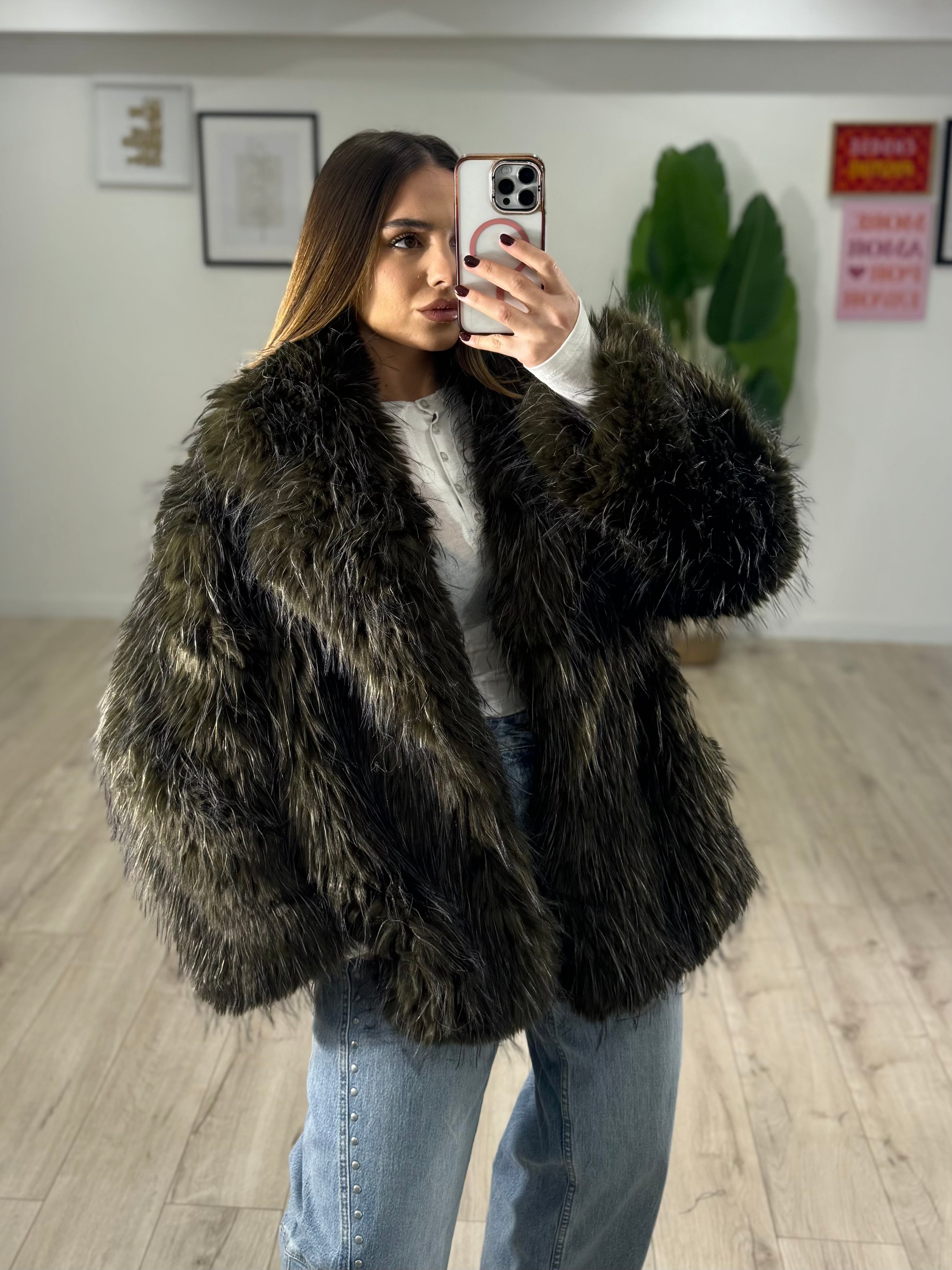 Ecopelliccia Helena Verde