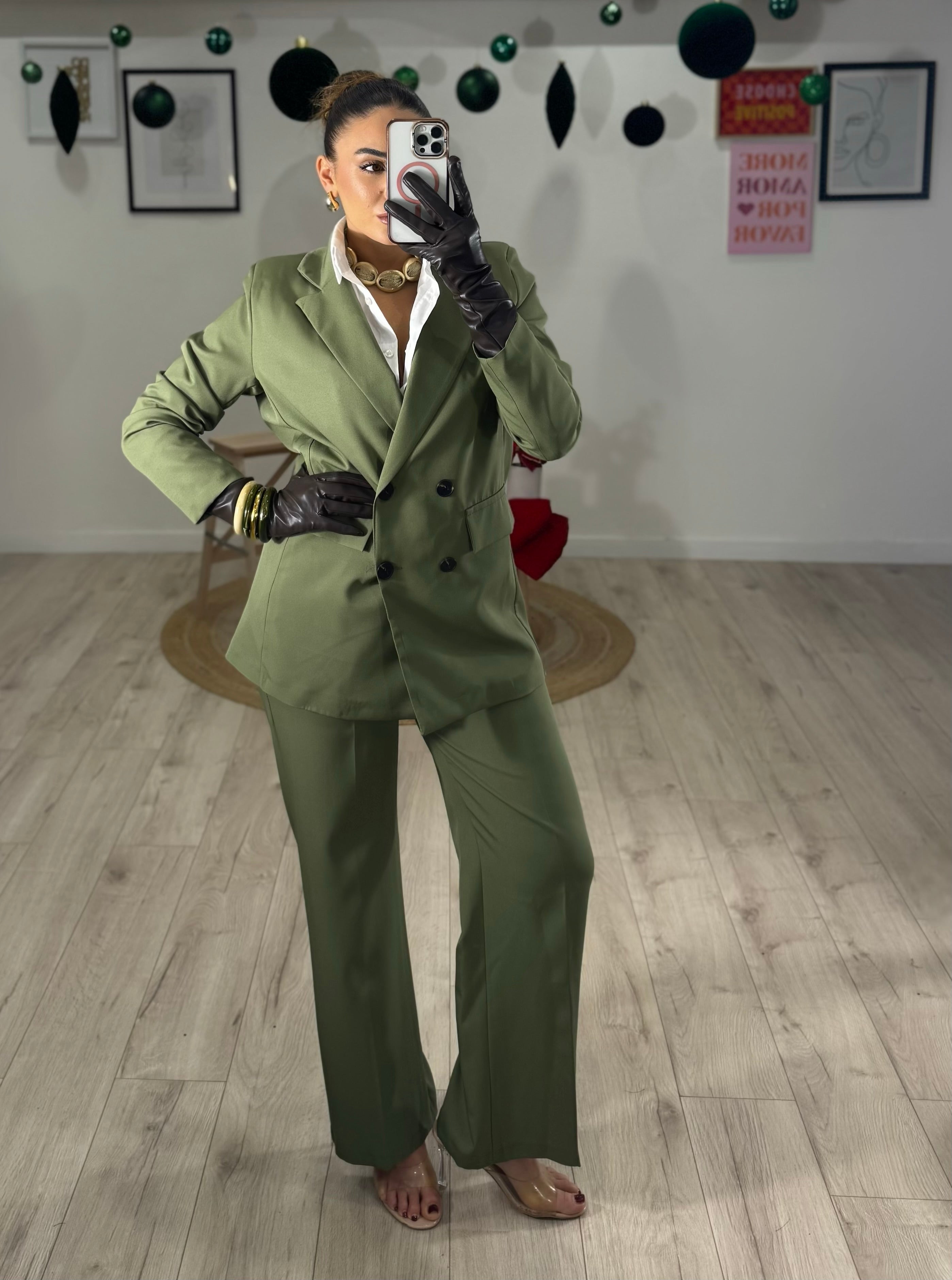 Tailleur Money Verde Salvia