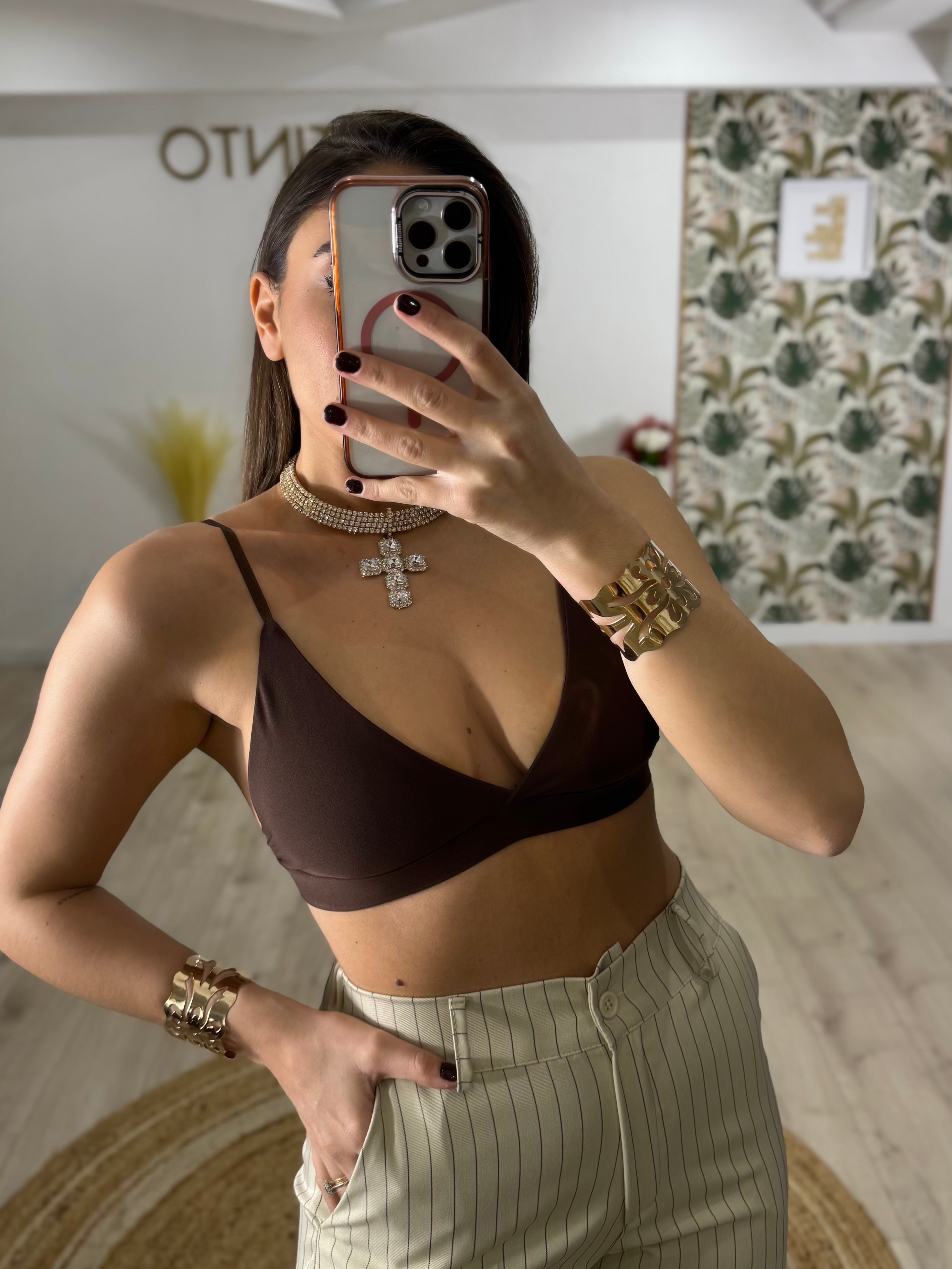 Bralette In Lycra Elasticizzata