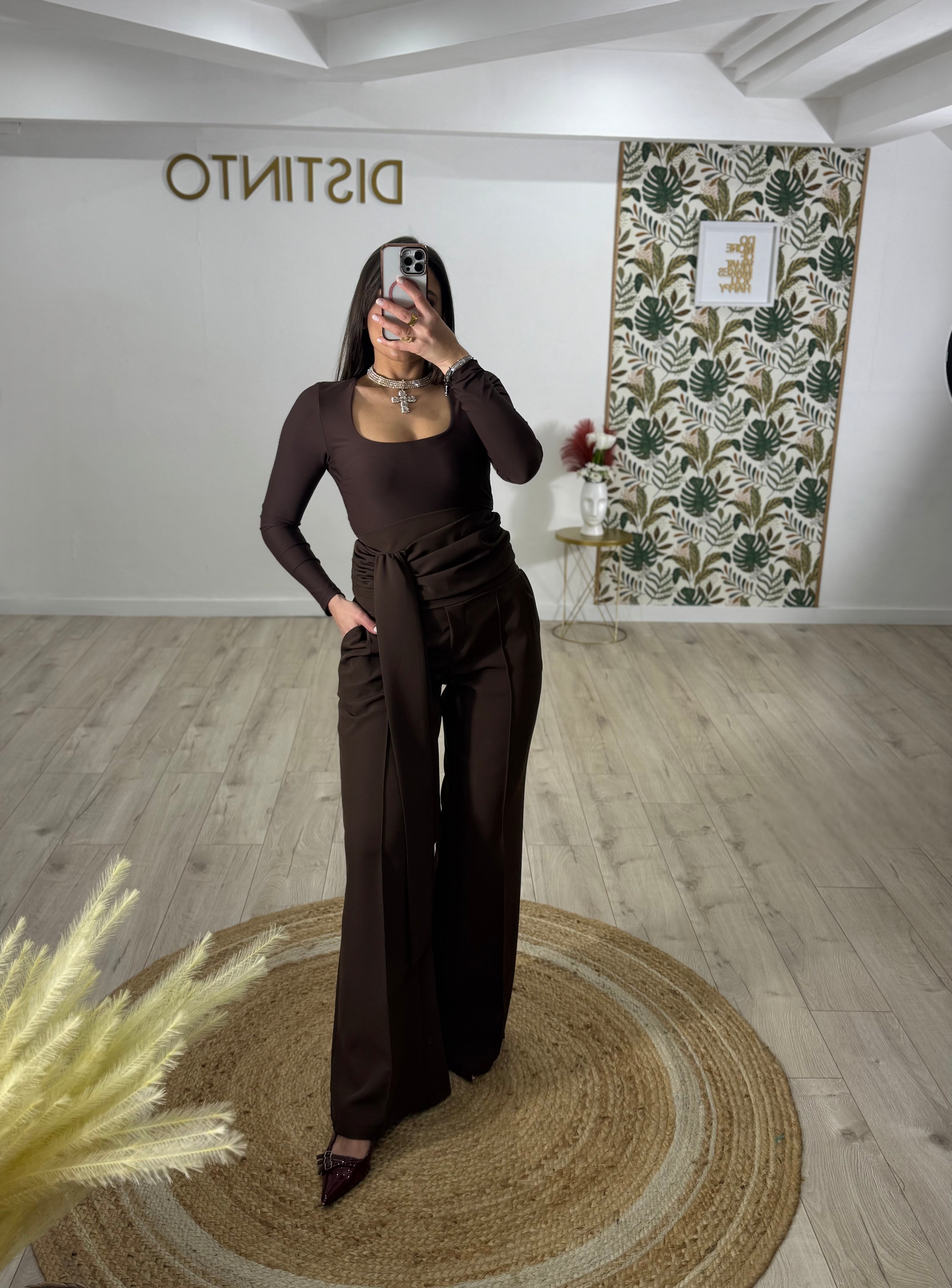 Pantalone Fascia Marrone