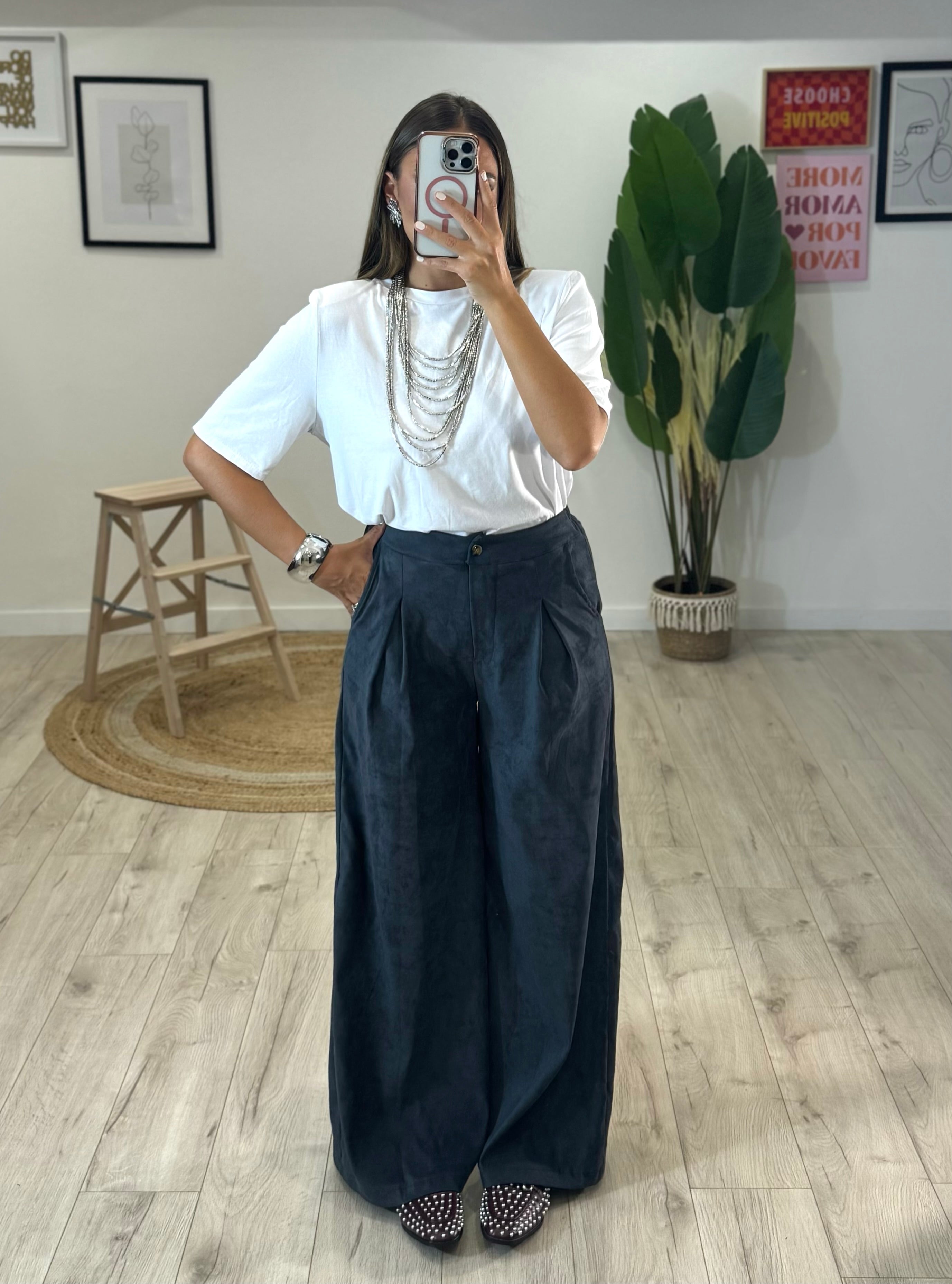 Pantalone Renna Grigio Antracite