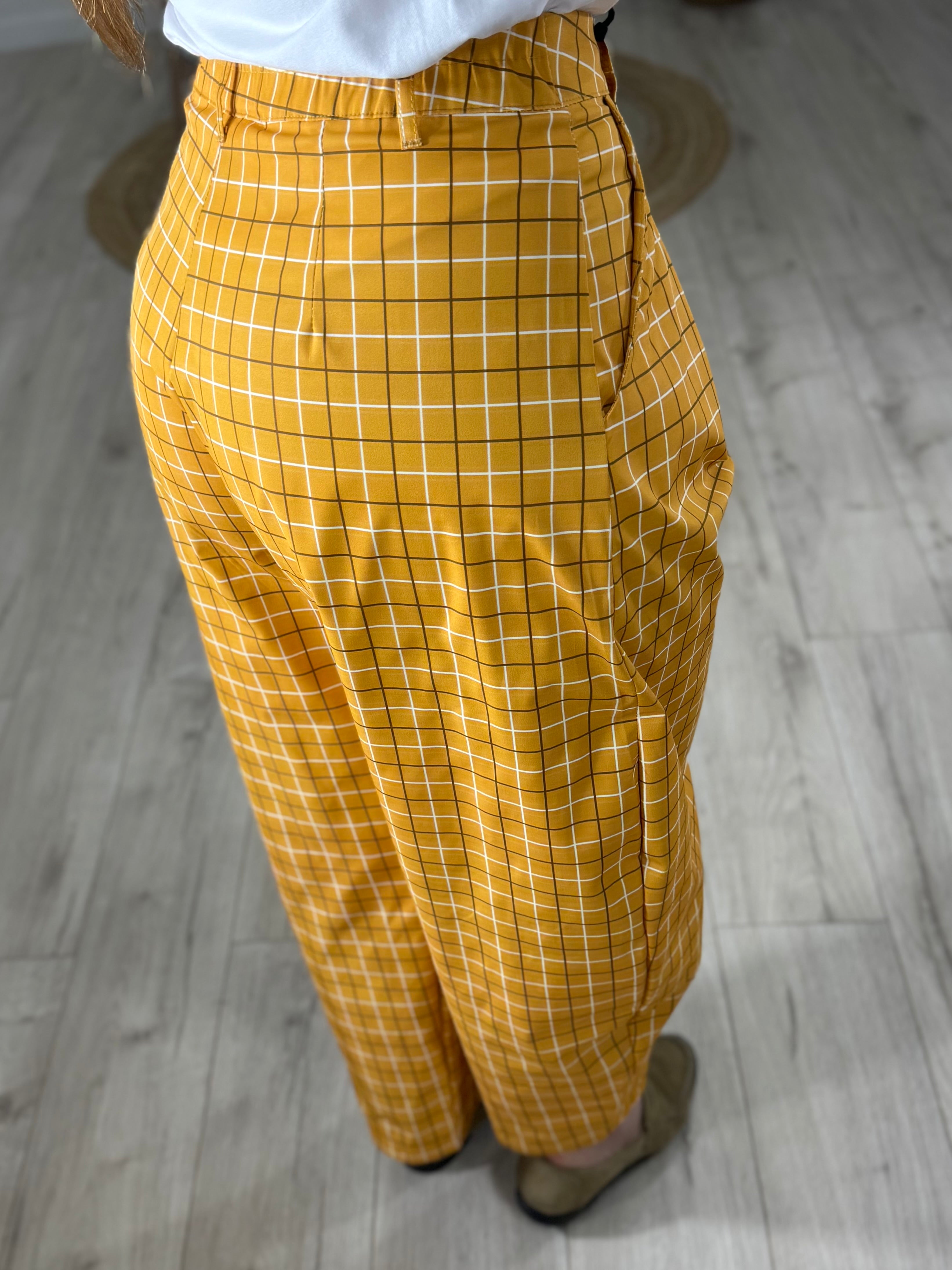 Pantalone JustWest Quadri