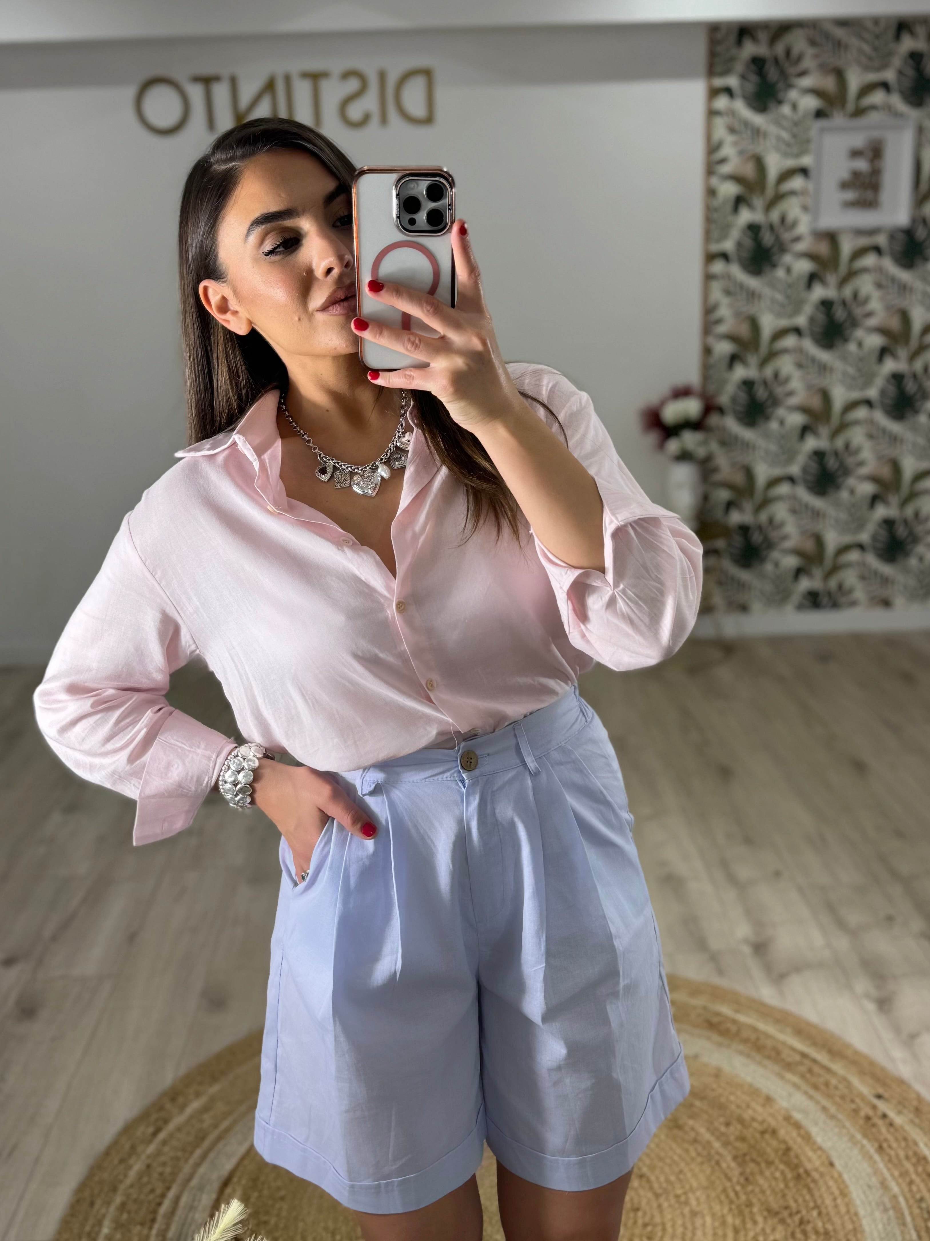Camicia Summer Rosa
