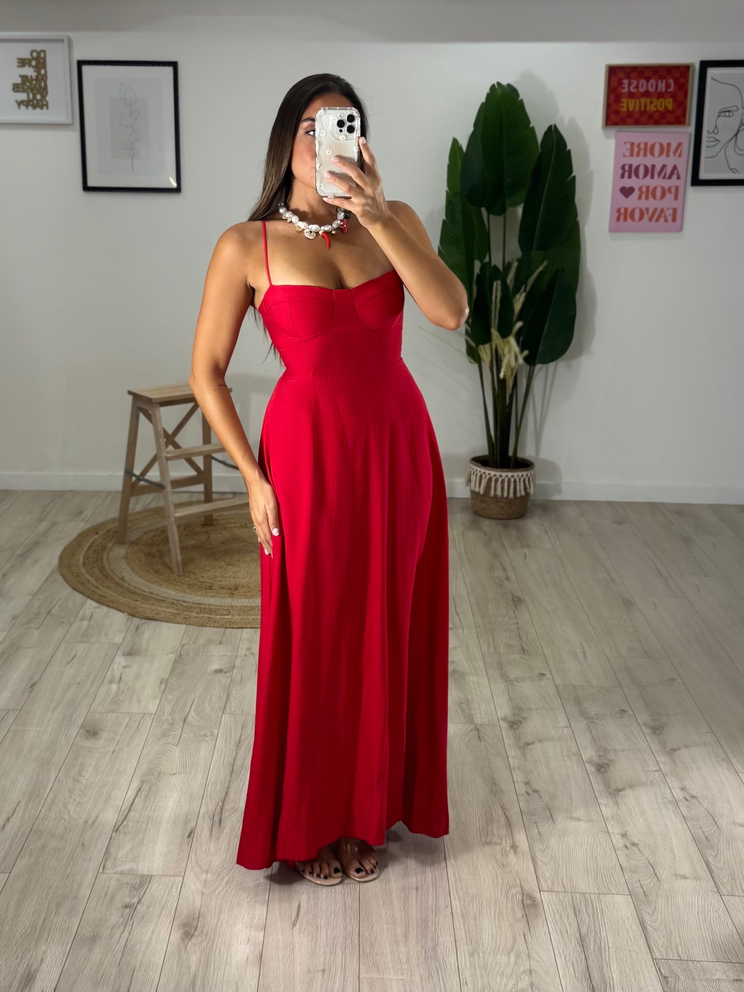 Abito Monique Rosso