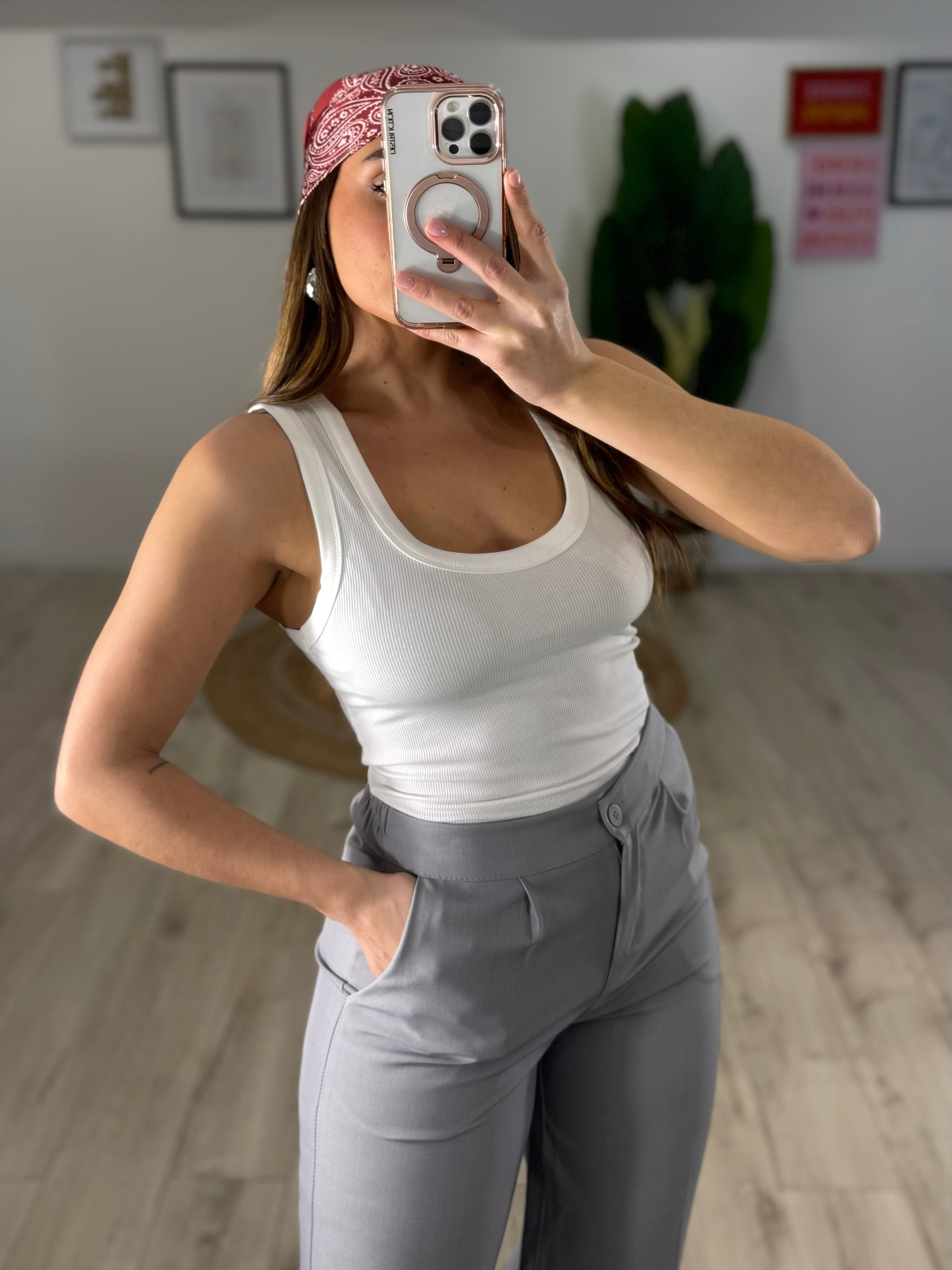 Canotta Basic Bianca