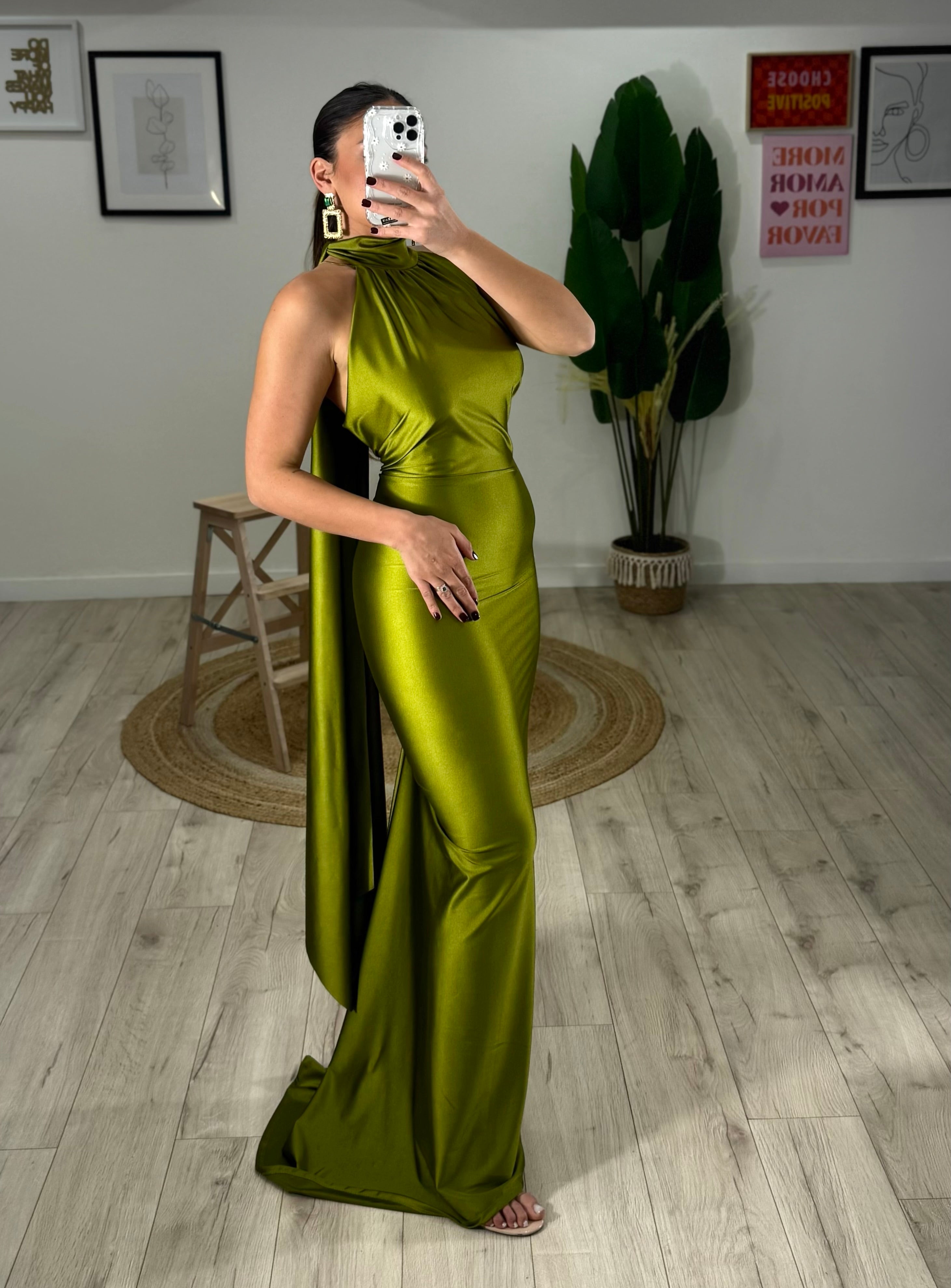 Abito Athena Verde Oliva