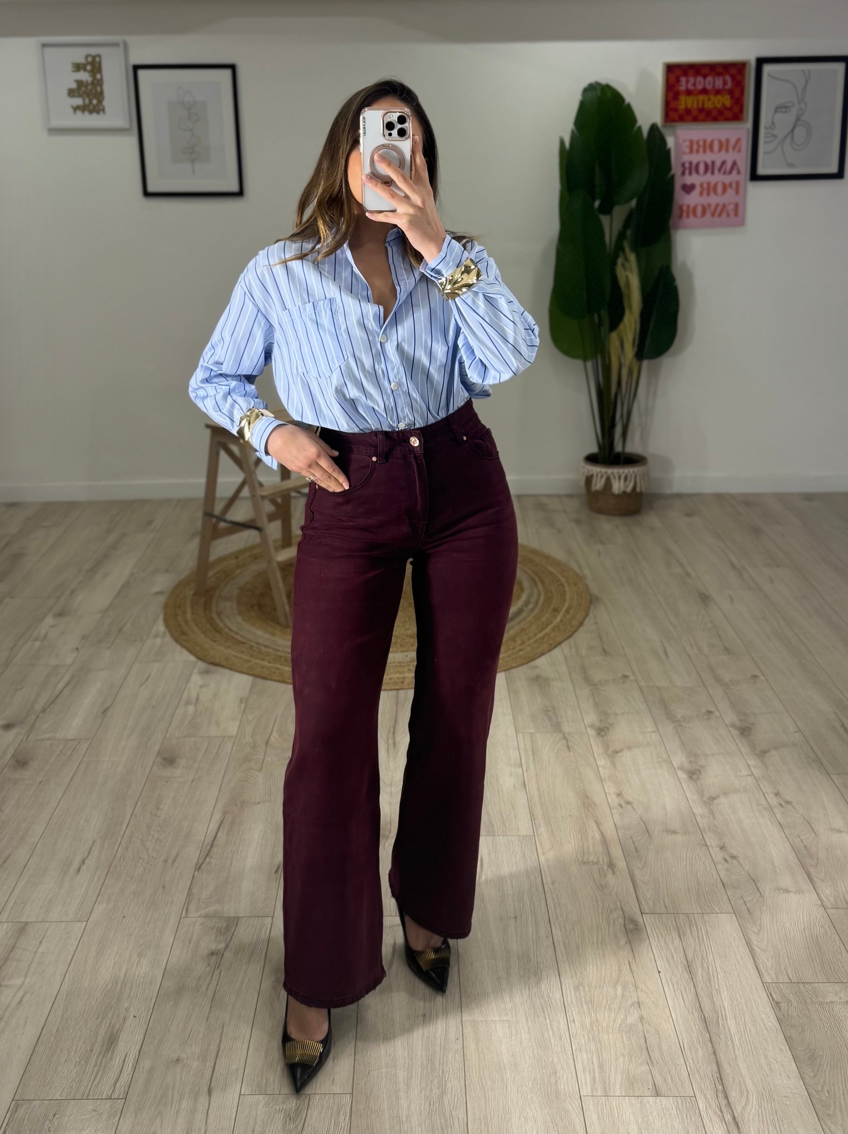 Jeans Vino WideLeg