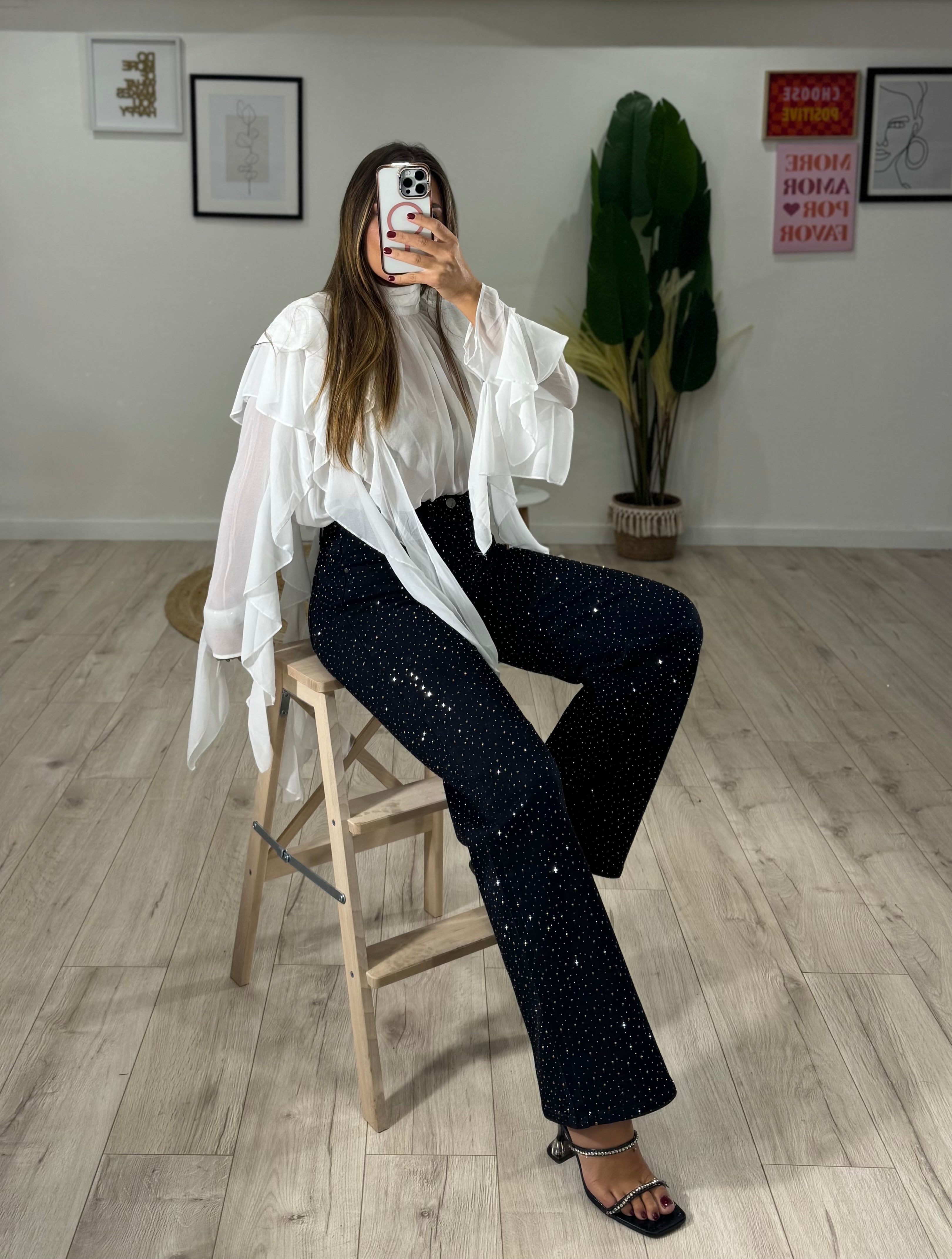 Jeans Shine Nero