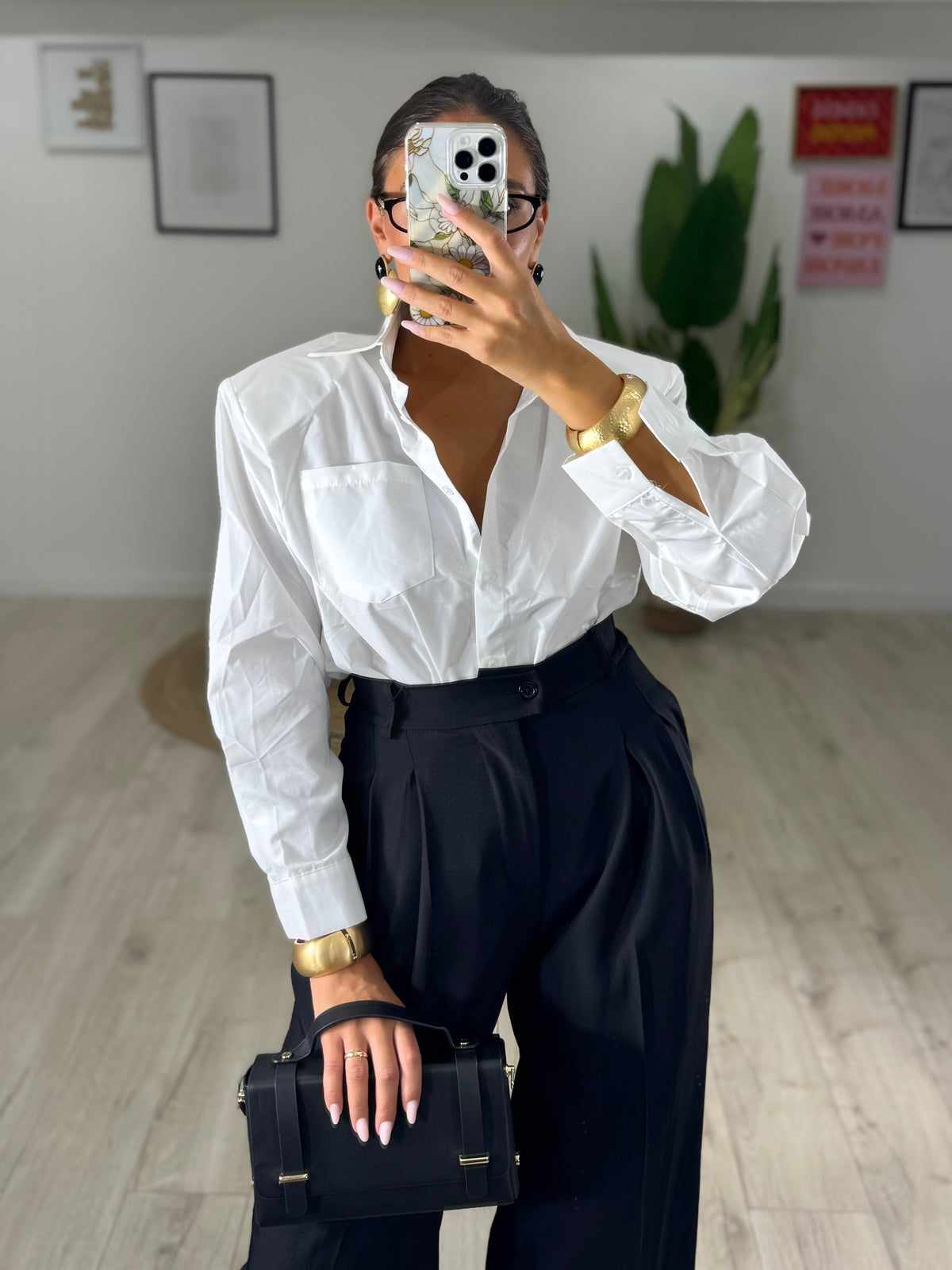 Camicia Monique Oversize Bianca