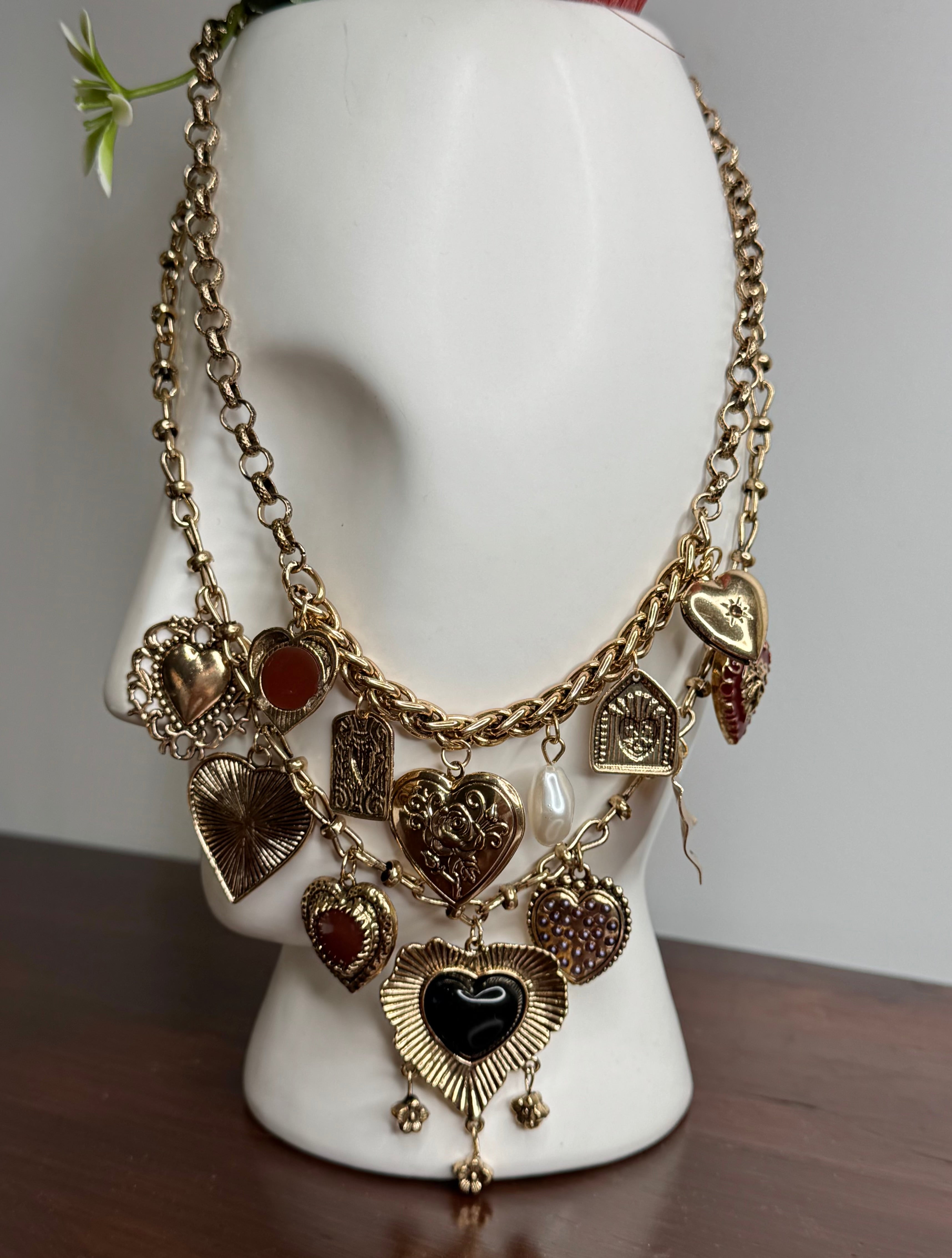 Collana Doppia Bicuore