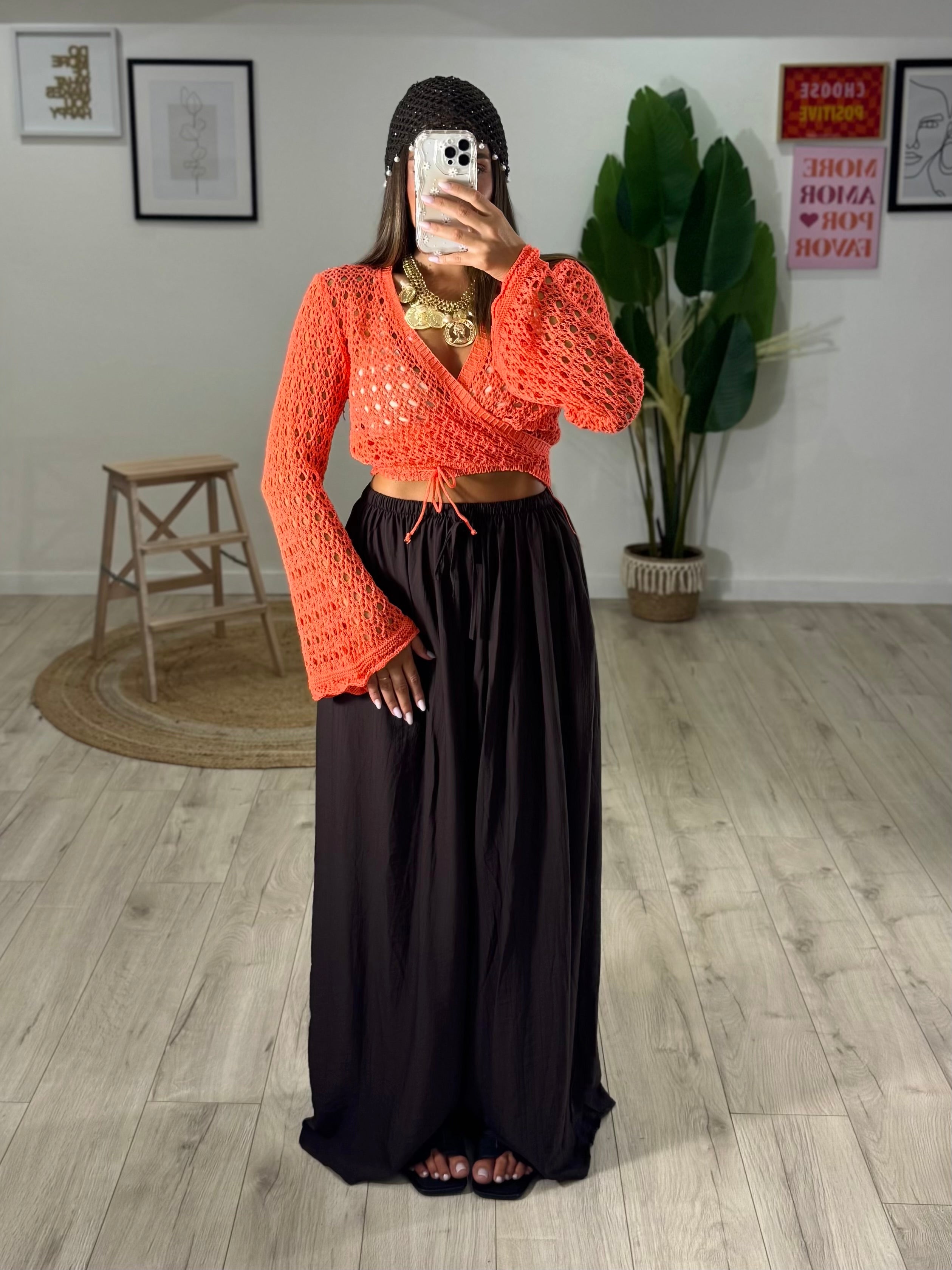 Incrociatina Crochet Arancio