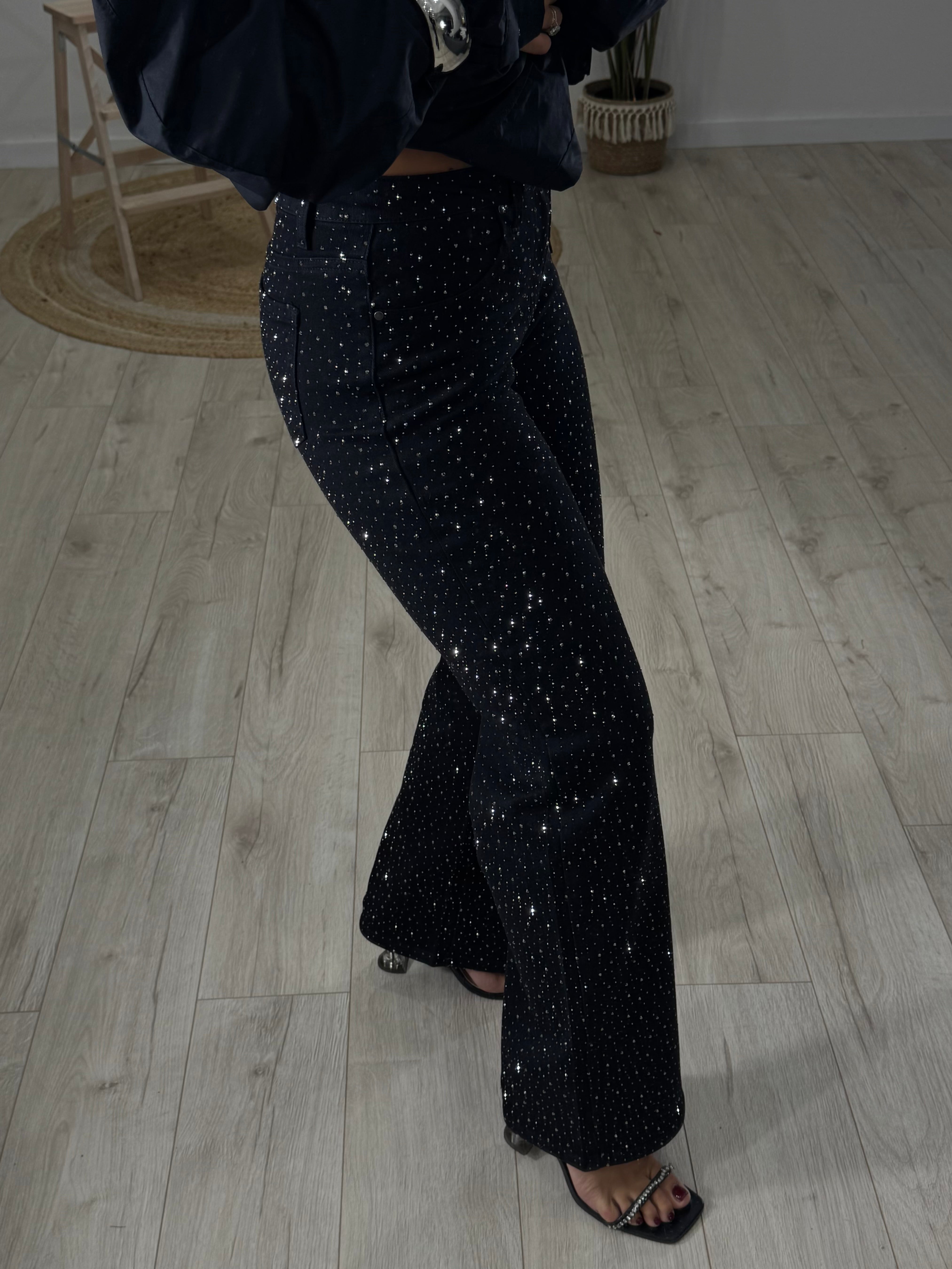 Jeans Shine Nero