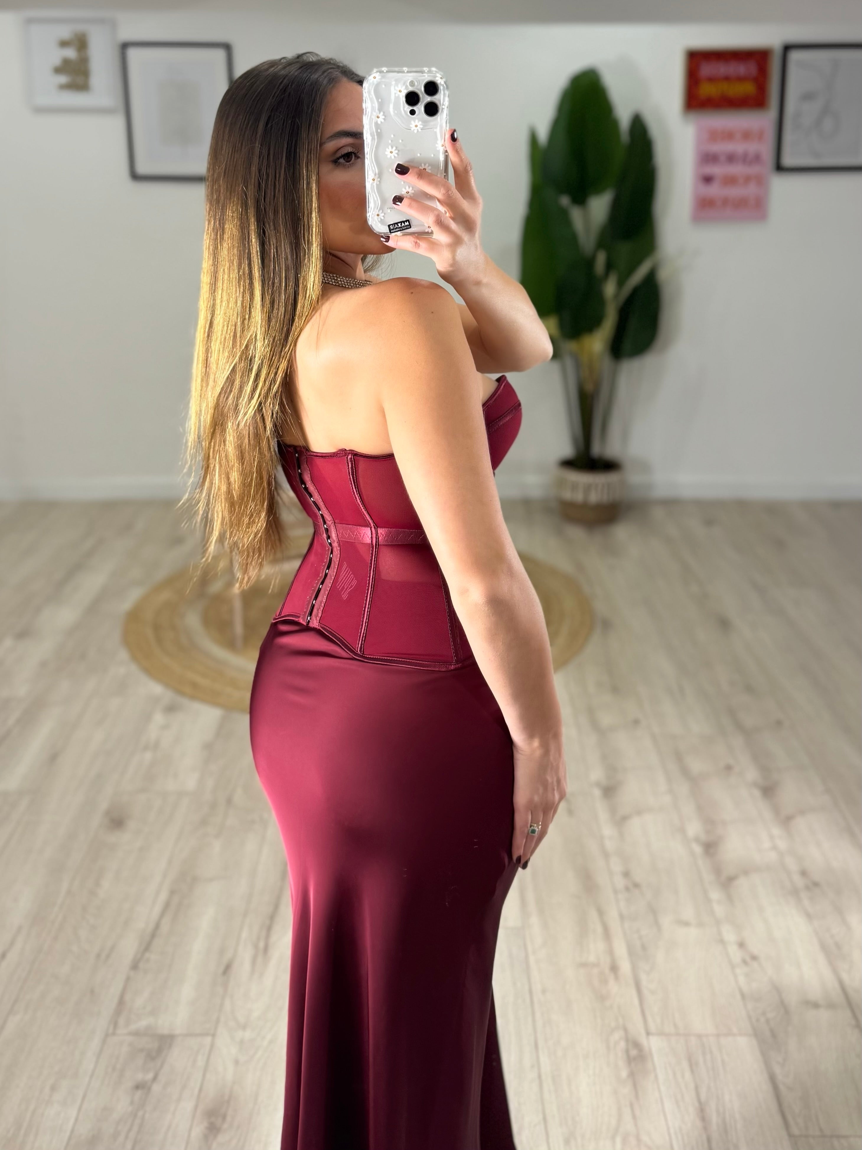 Bustino Modellante Bordeaux